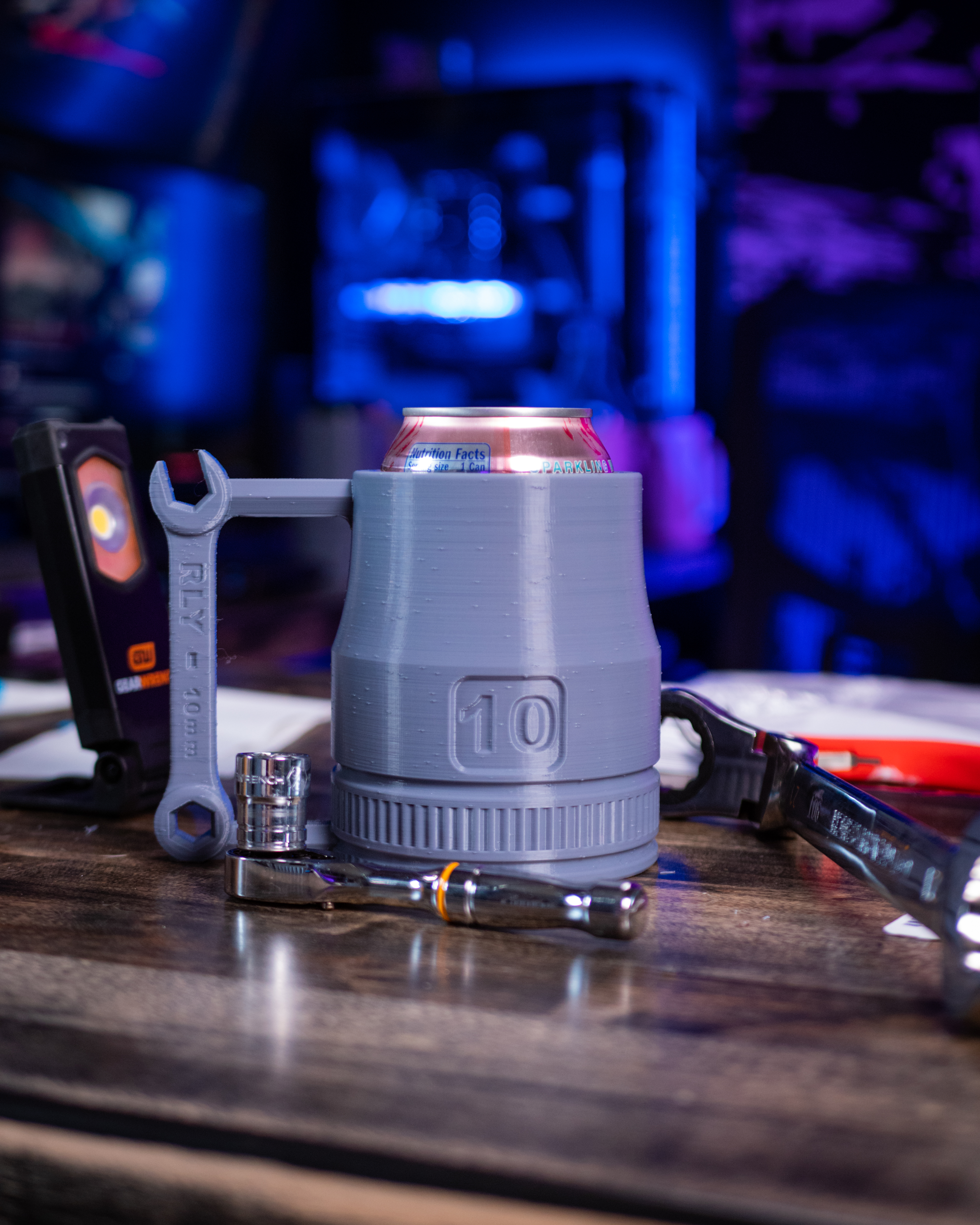 10mm Shallow Socket Can Holder - 12oz Can Cup - The Original!
