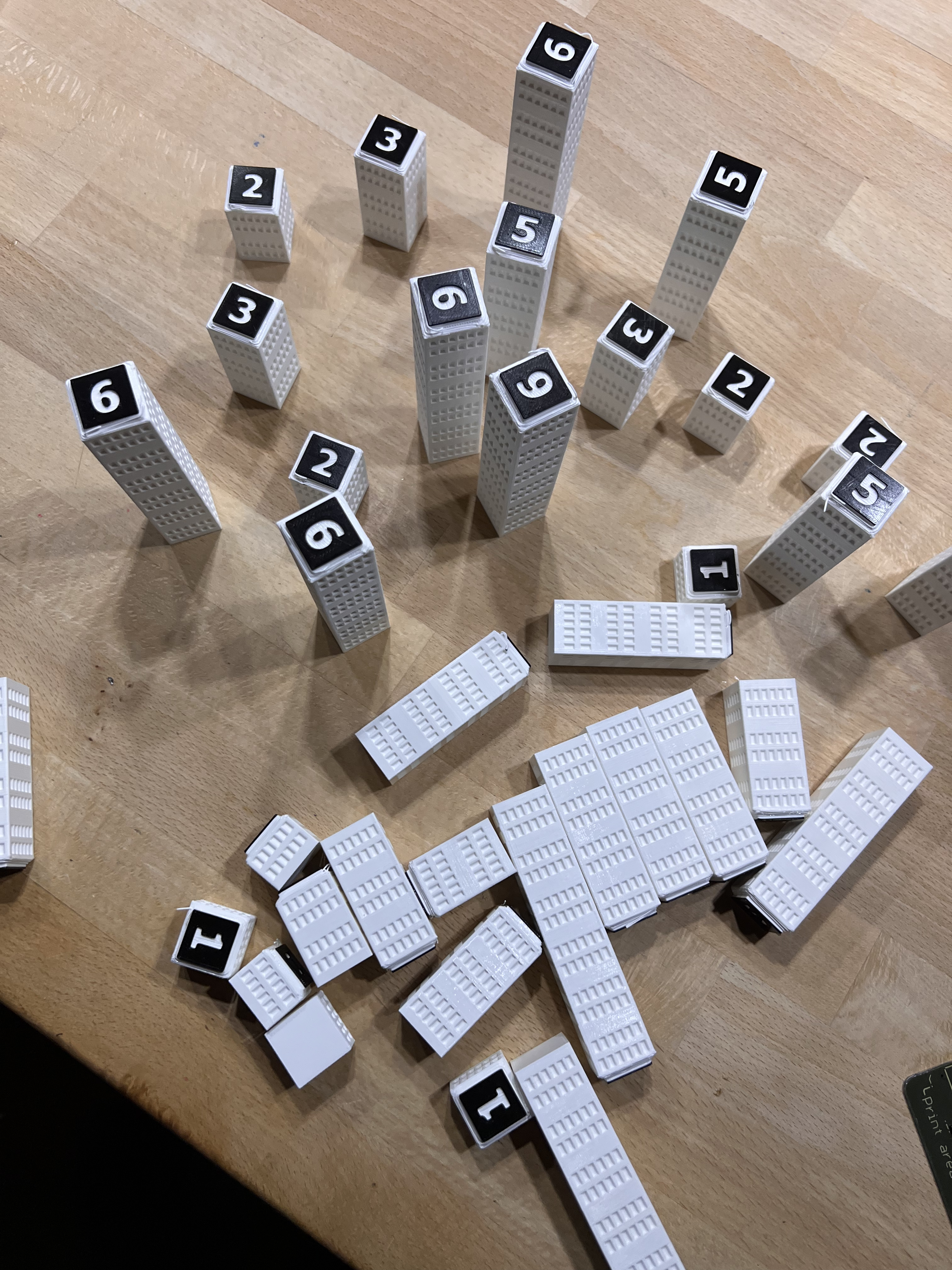 118 Vorsicht: Spielende Zahlen! Skyscraper 6×6 2proA4quer