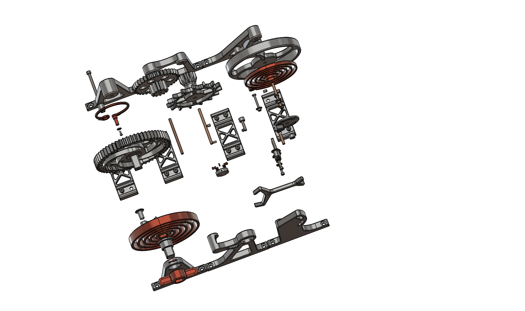 "Watch Escapement Desk Toy" by Download free STL model