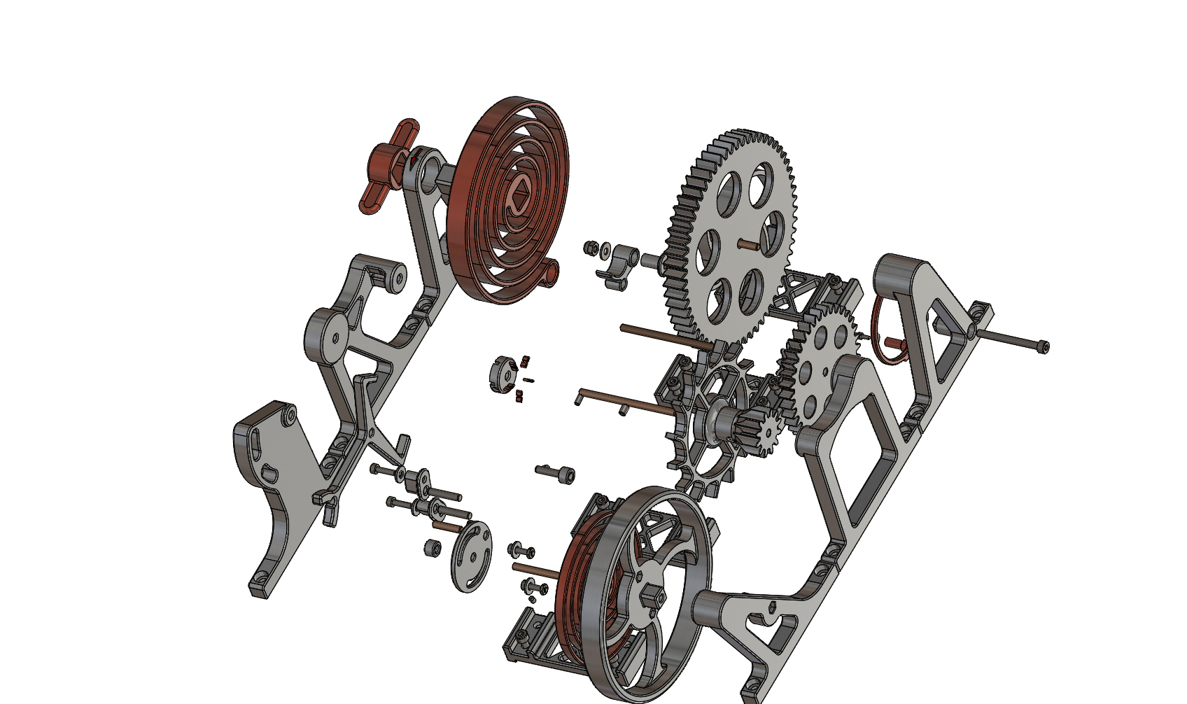 "Watch Escapement Desk Toy" by Download free STL model
