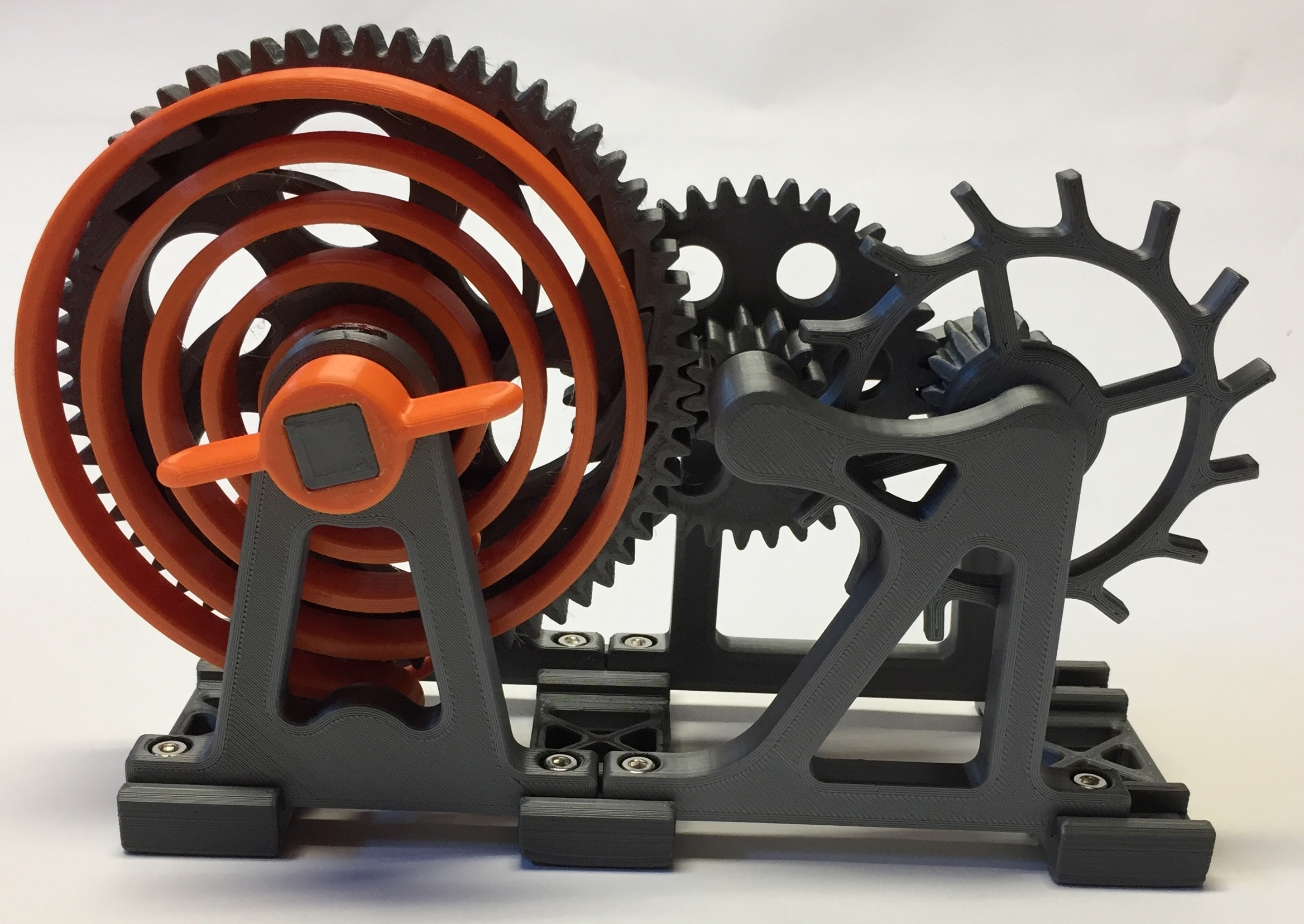 "Watch Escapement Desk Toy" by Download free STL model