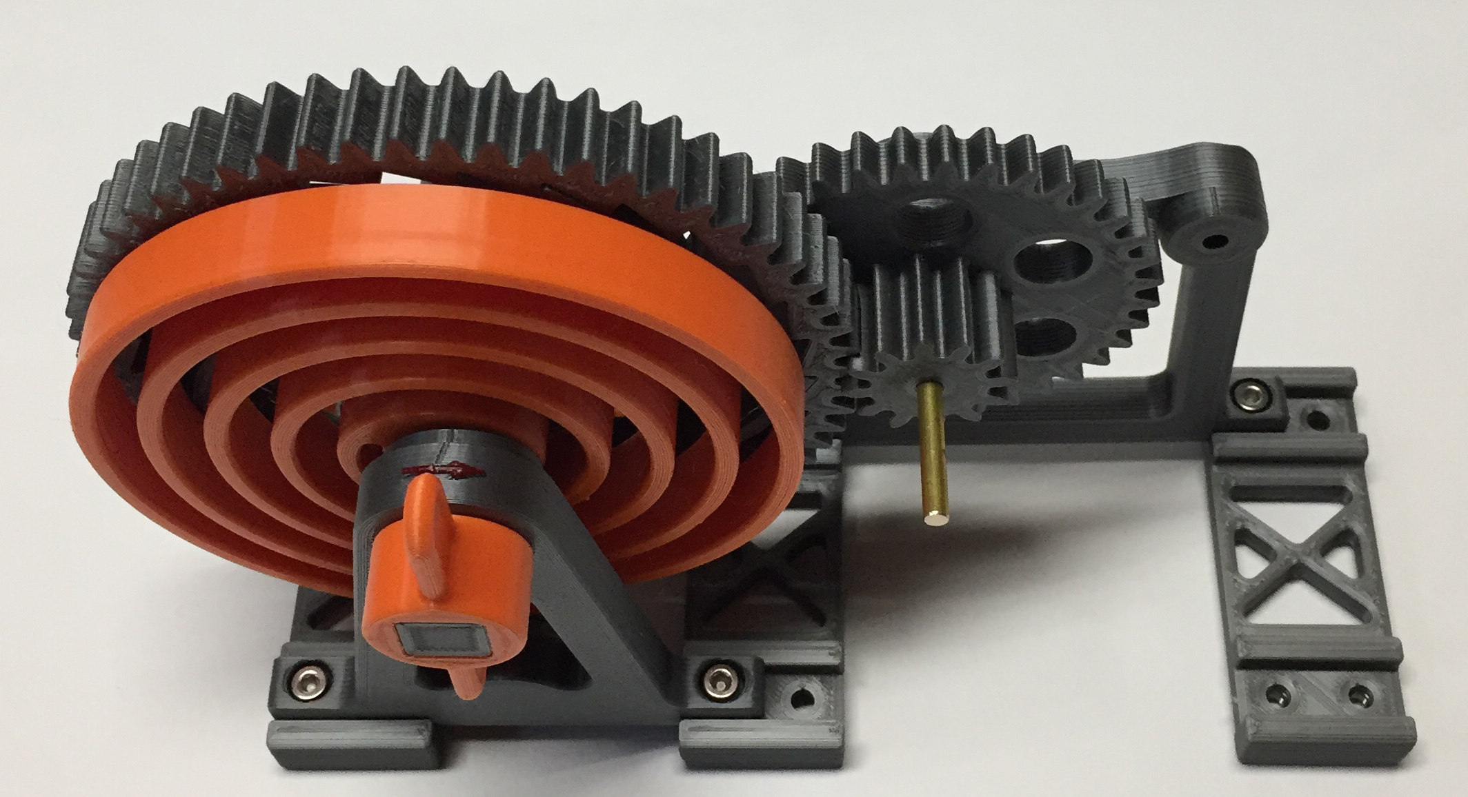 "Watch Escapement Desk Toy" by Download free STL model