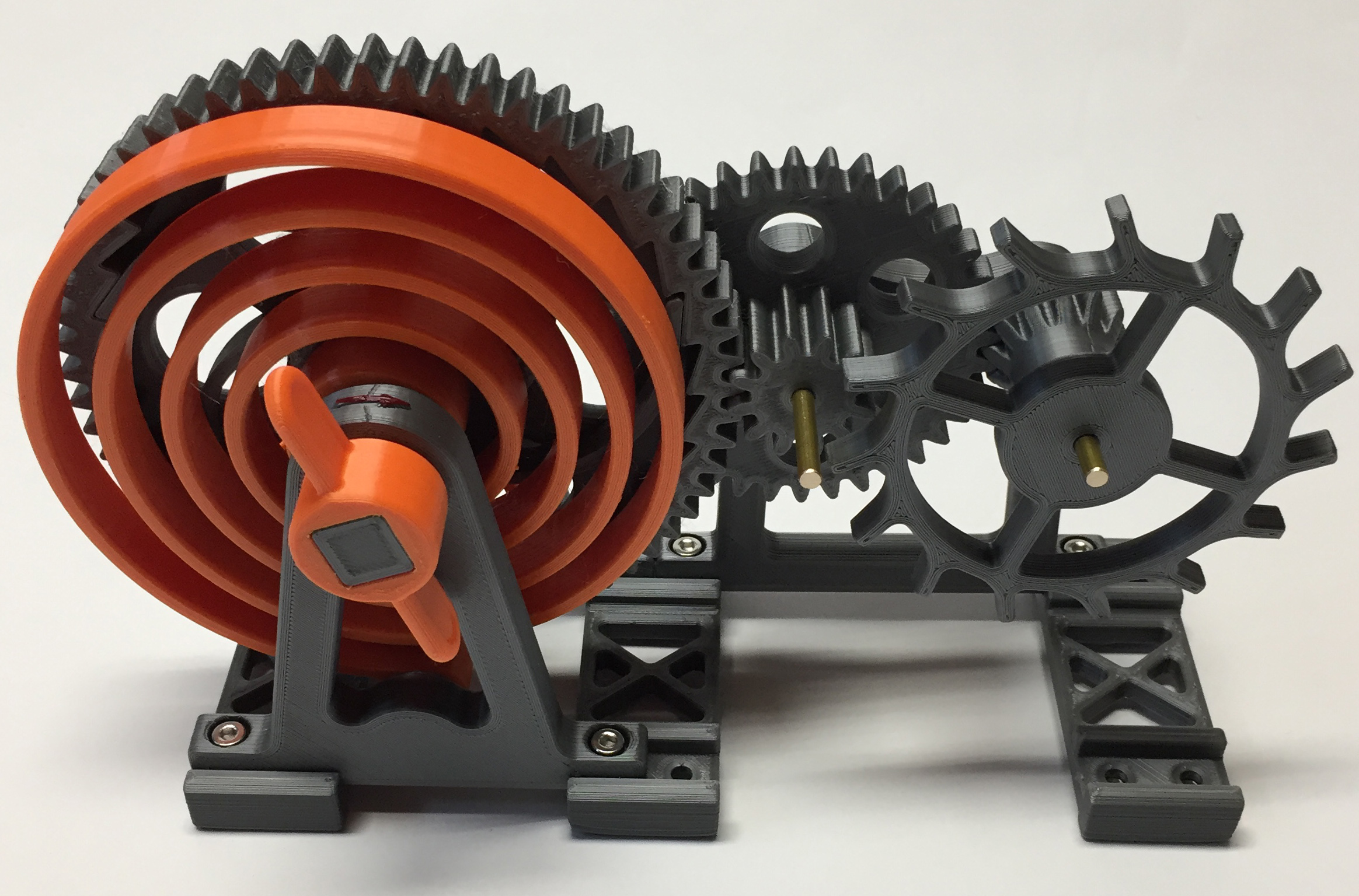 "Watch Escapement Desk Toy" by Download free STL model