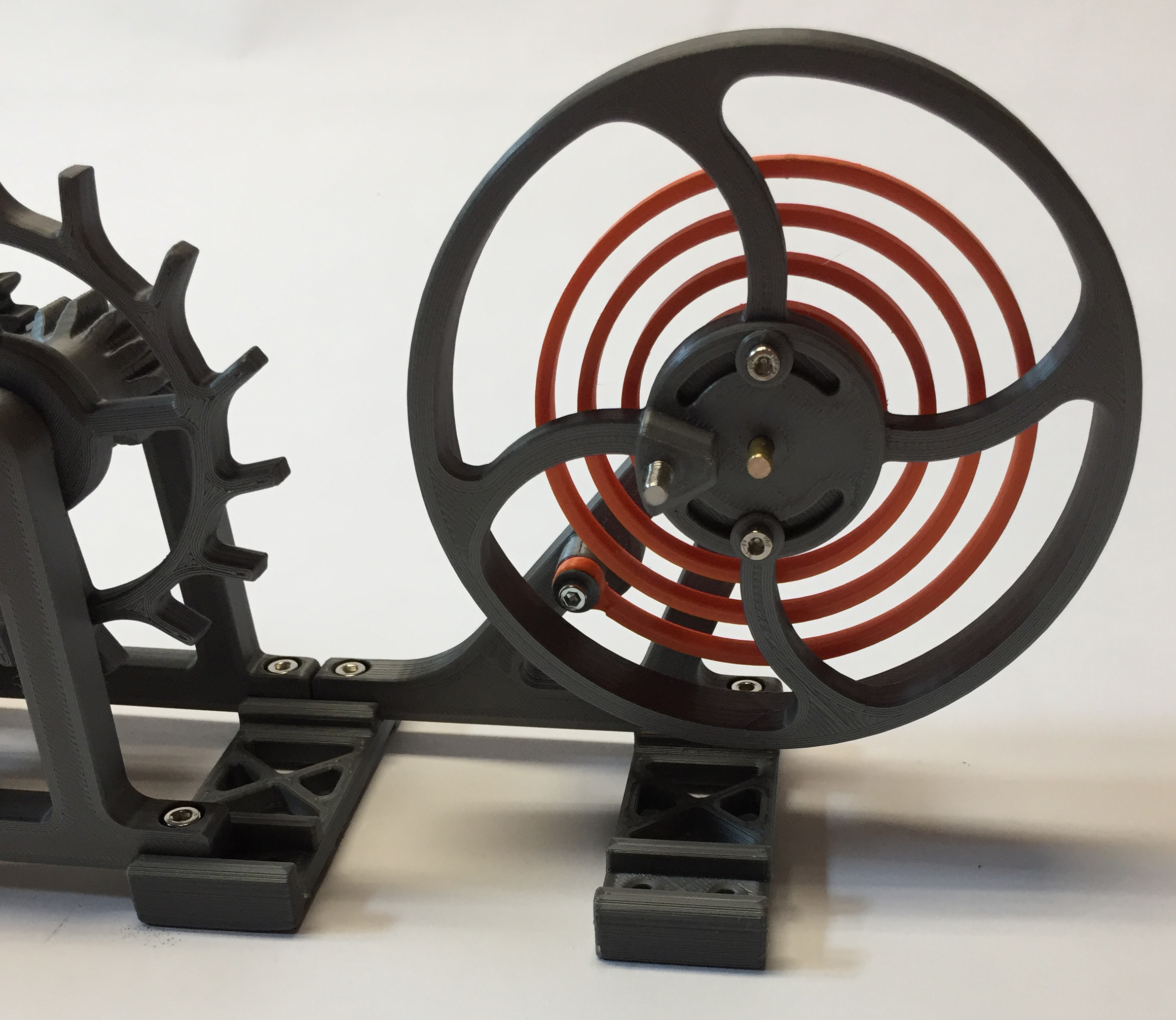"Watch Escapement Desk Toy" by Download free STL model