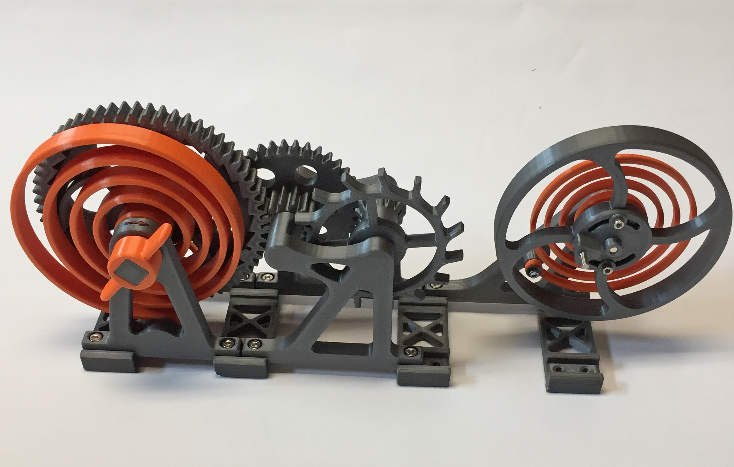 "Watch Escapement Desk Toy" by Download free STL model