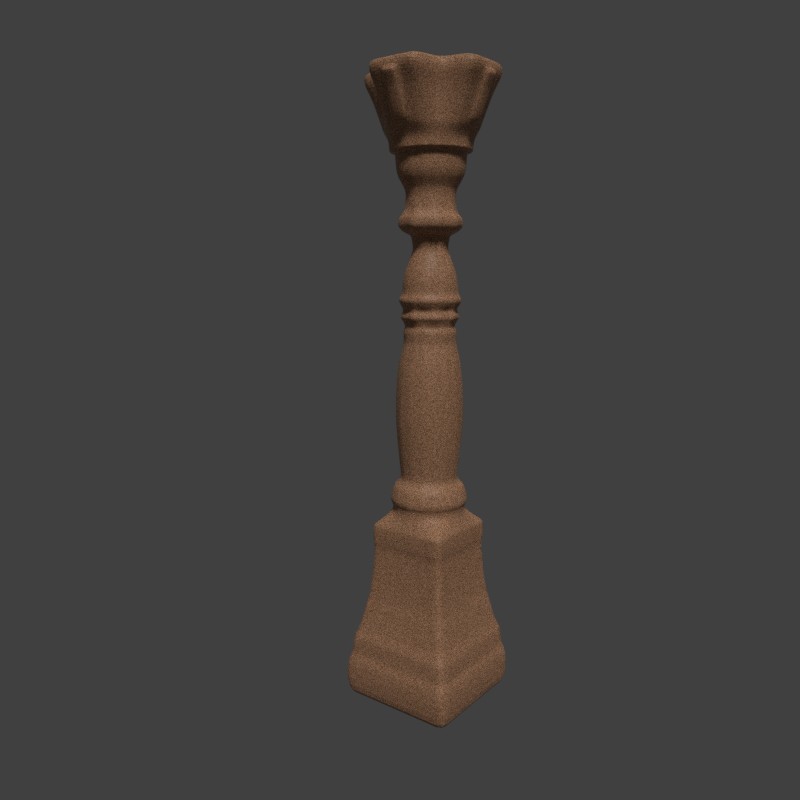 Gothic Pillar Podest