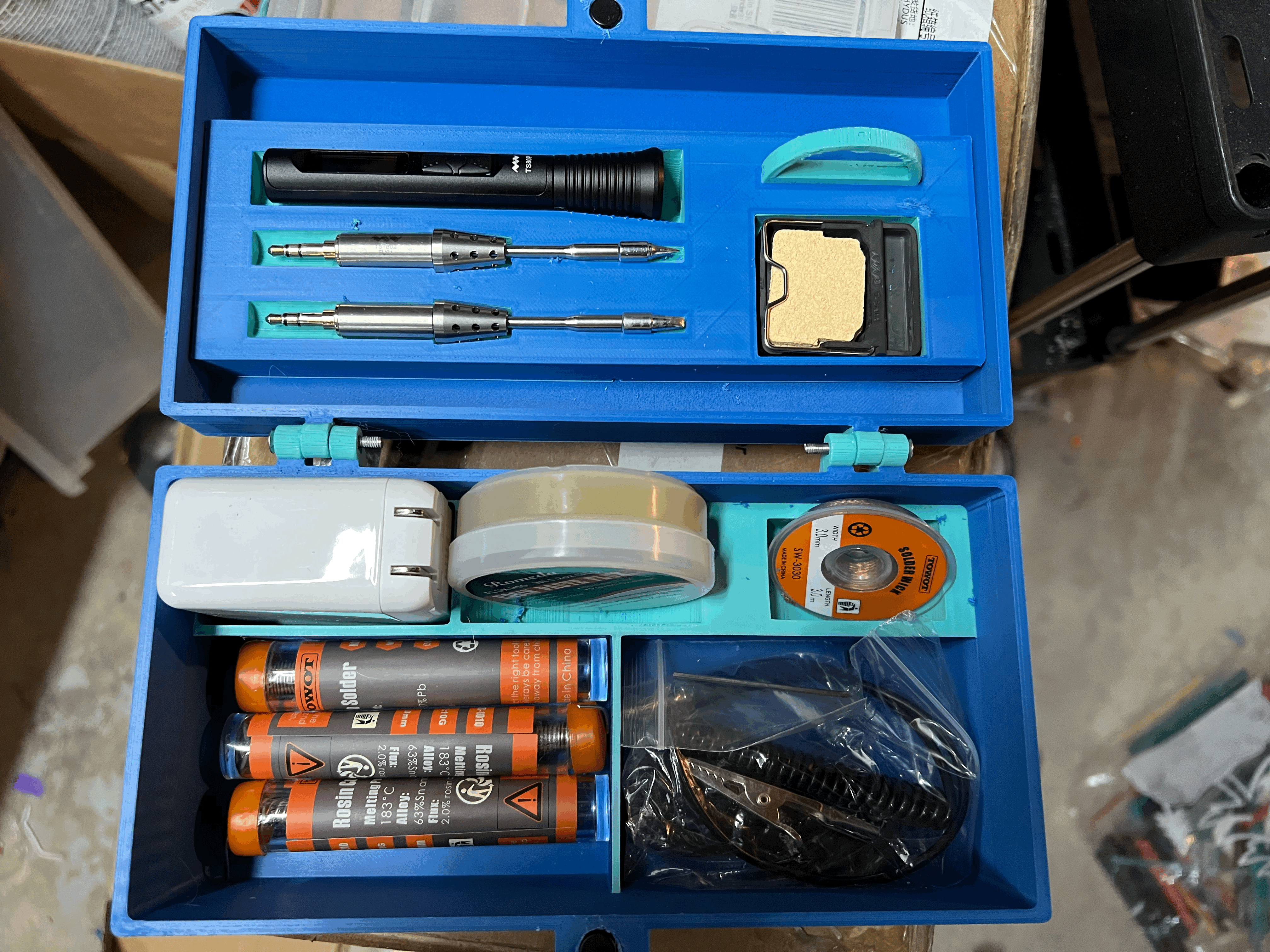 Case for TS80P Soldering Iron with accessories