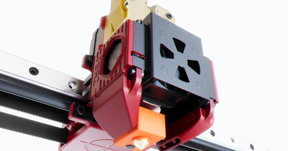 Flying Bear Reborn 2 fan duct V2 with cover 4010 by Aleksotti ...