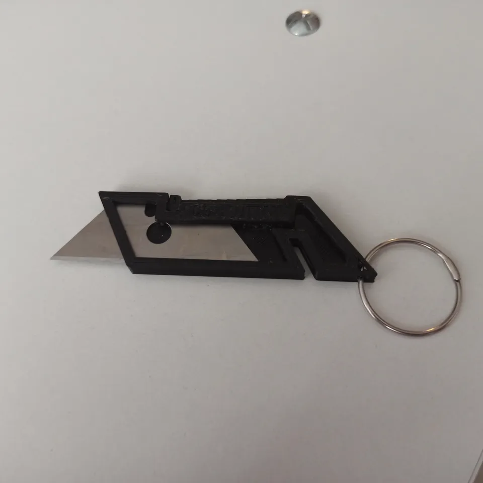 Pocket Utility Blade - Keychain Knife by Diegox1998 | Download free STL ...