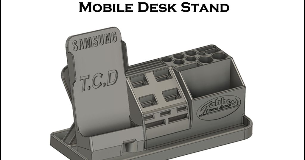 Desktop Organizer by TobbesCustomDesign Download free STL model