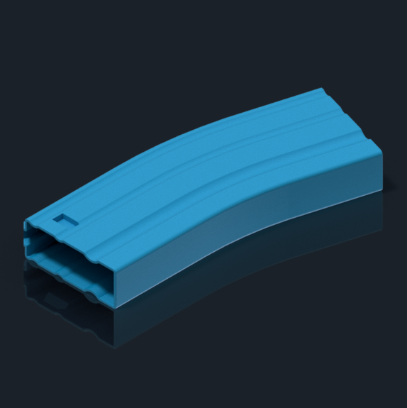 Blue Magazine - 5.56mm X 45mm - hollow