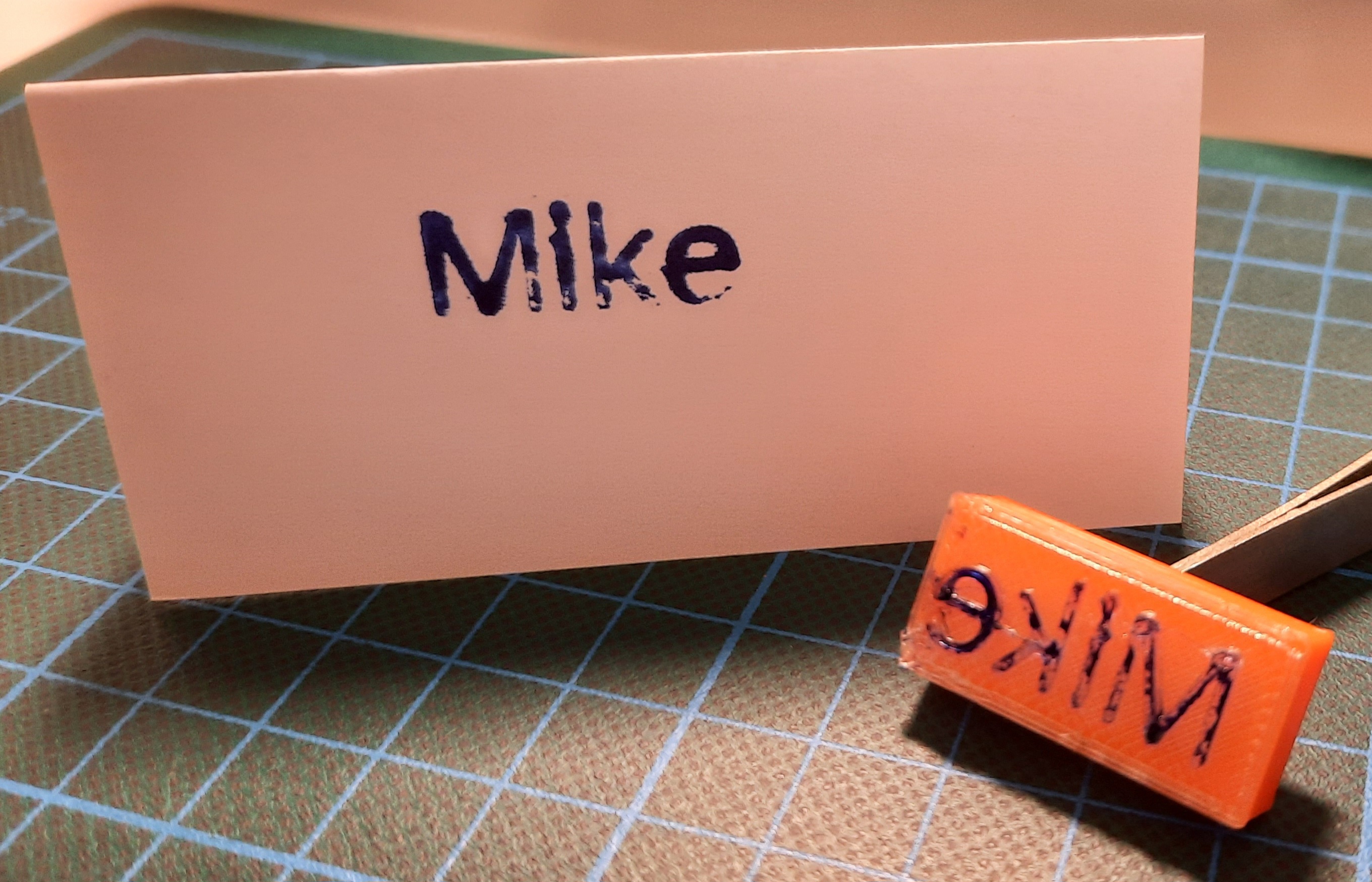 PLA + TPU stamp (configurable)