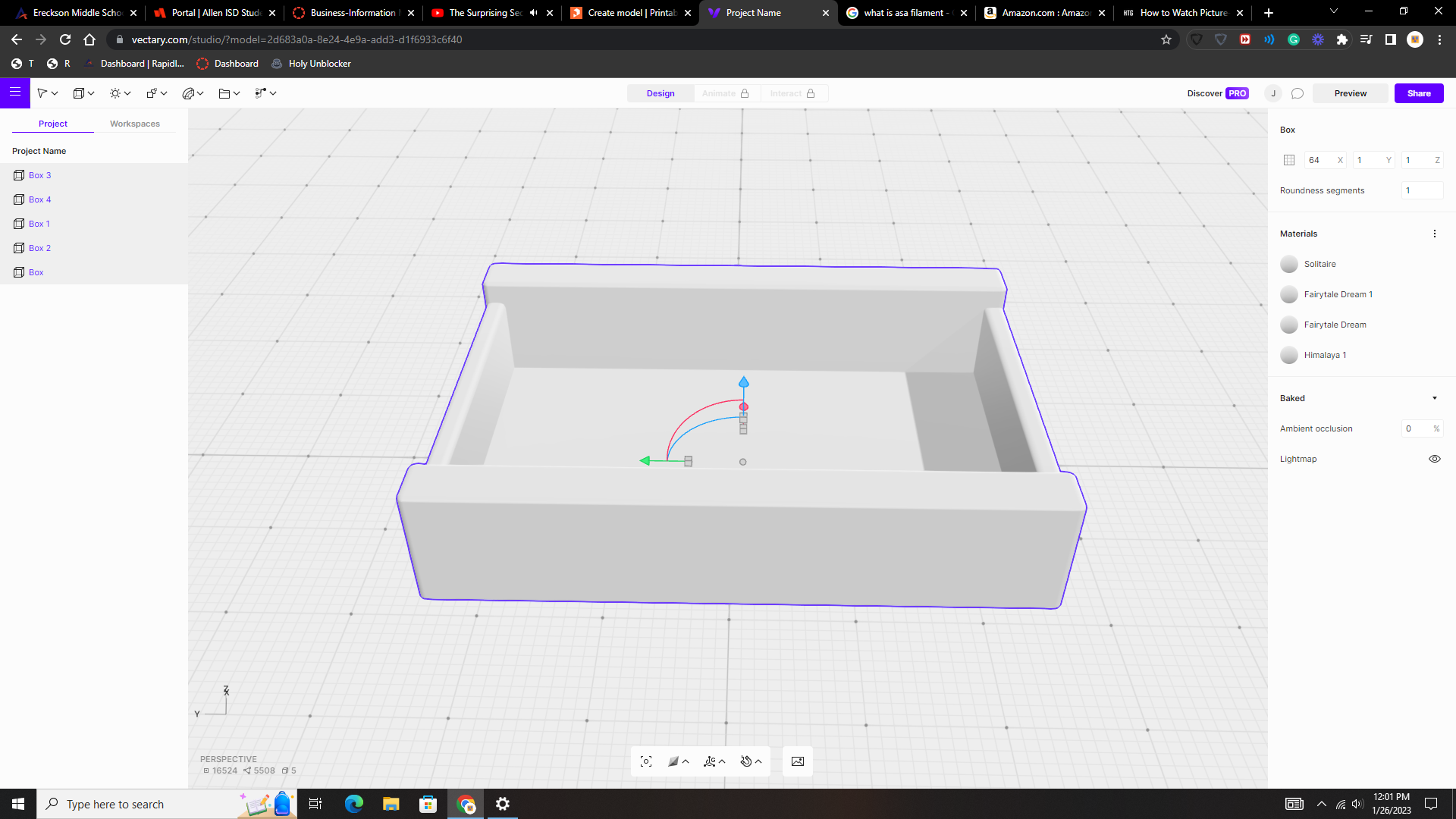 My simple tray for the contest