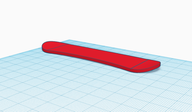 Miniatura 2 do modelo 3D Finger Snowboard