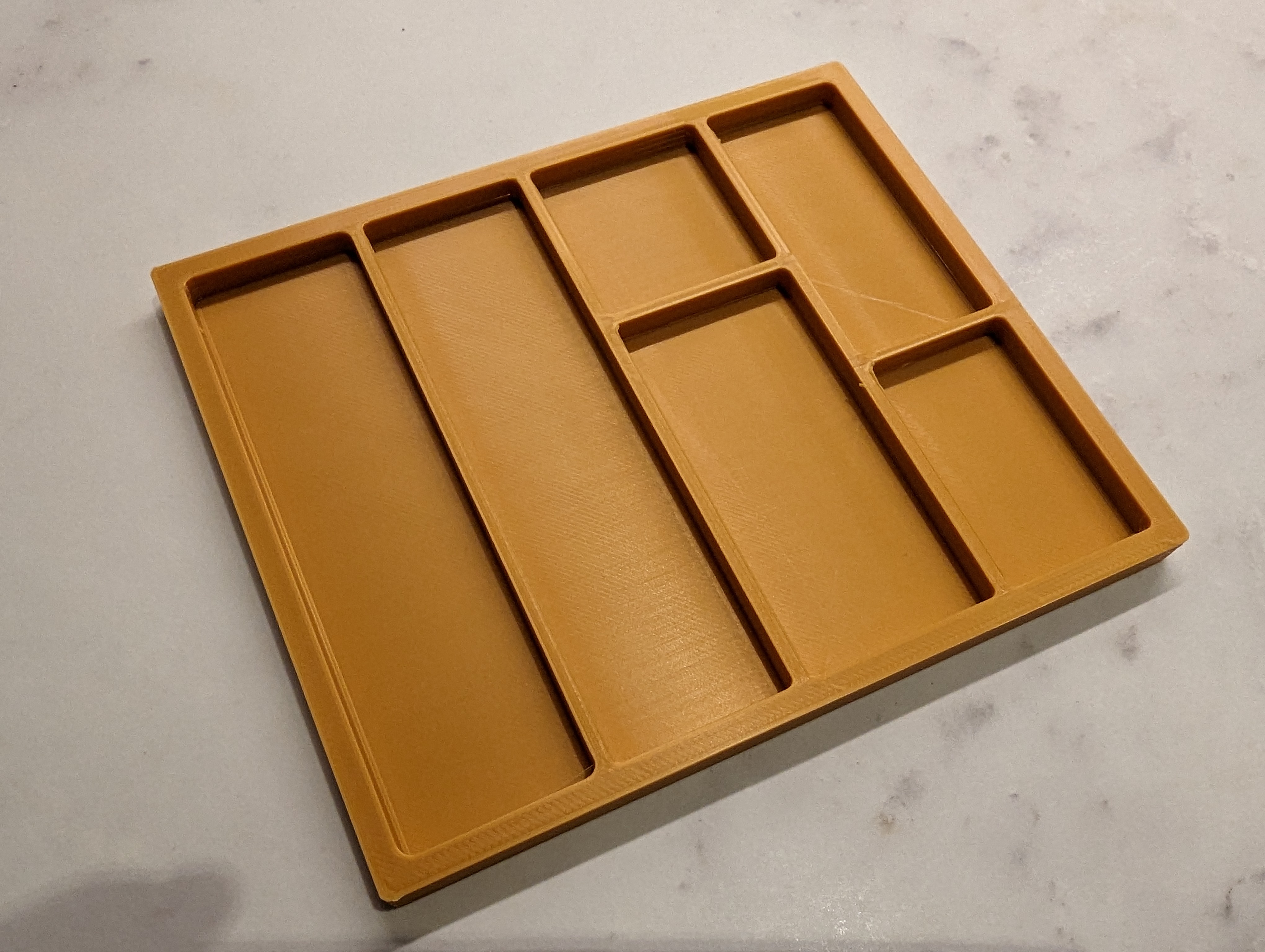 Bedside table tray for remotes