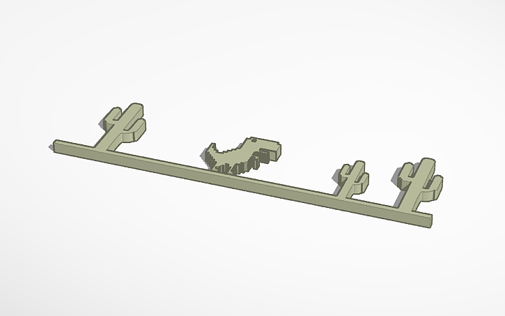Dekoracja ścienna dino game