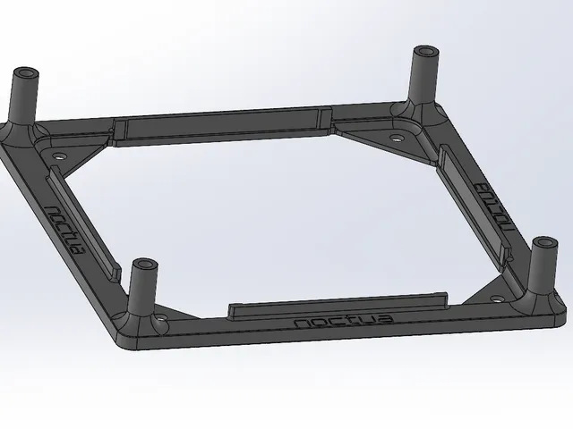 Noctua 120 to 140 Fan Adapter - Easier to Print