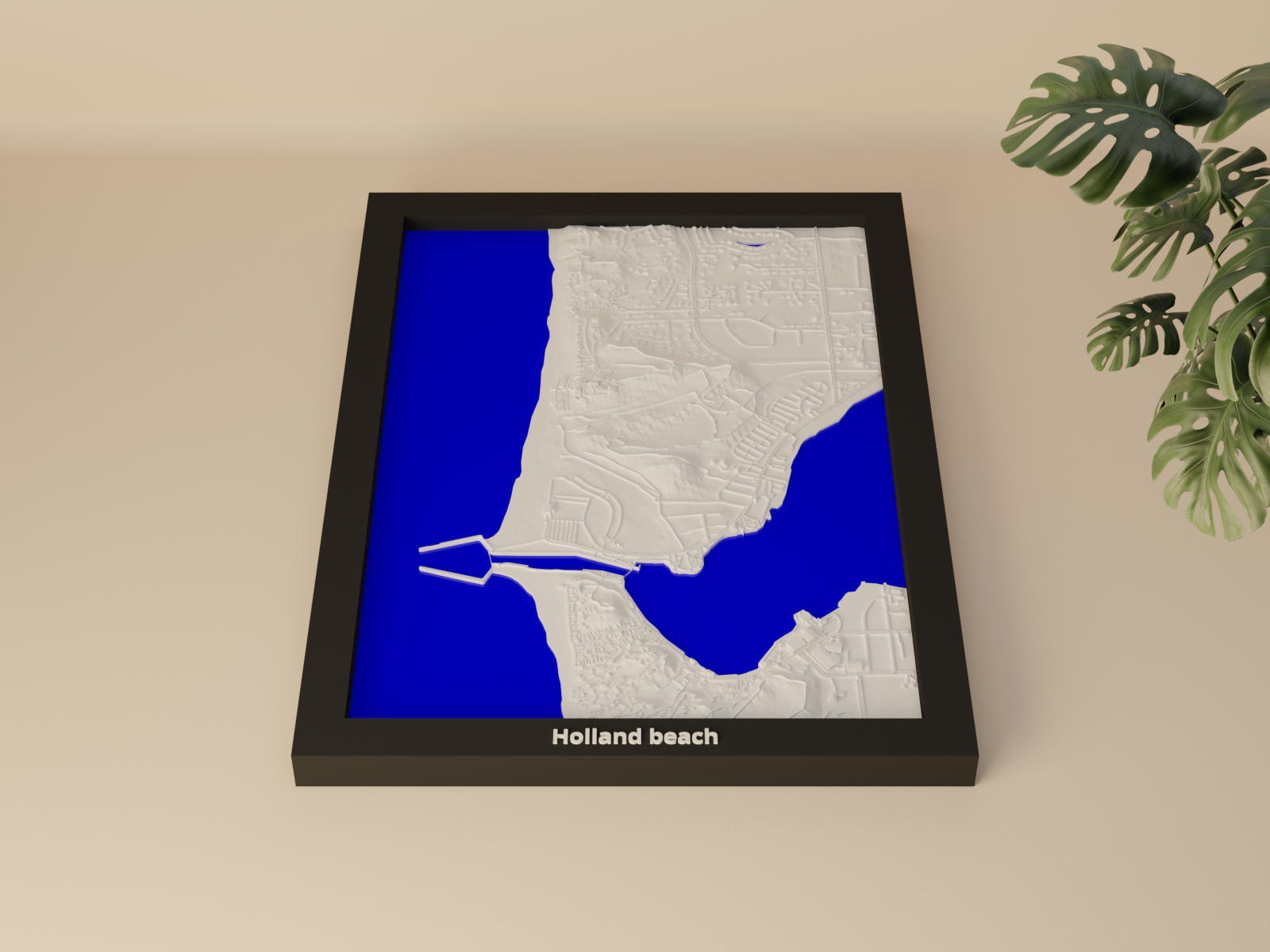 Holland beach, United States - 3D Miniature
