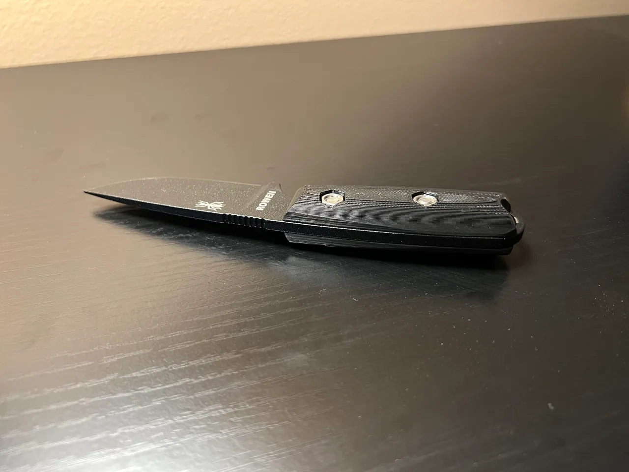 Extended Walnut Handle Scales For ESEE Izula Knife – Includes Hardware, Made In USA