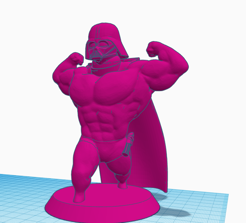 Buff Vader 3D model thumbnail