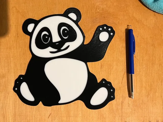 Pandas Boom in white