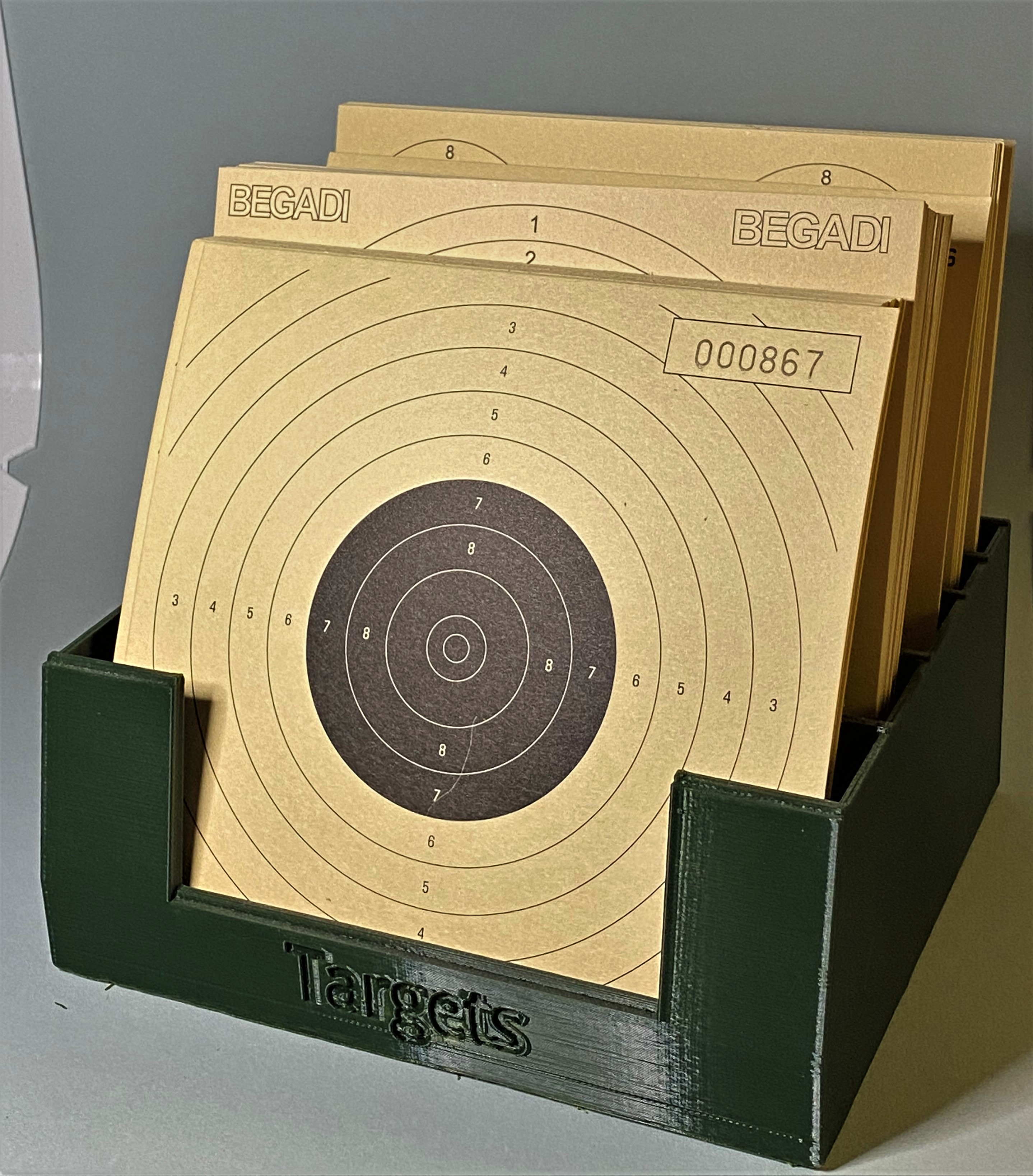 Target Box for Air Pistol Targets by Tritschi Download free STL model