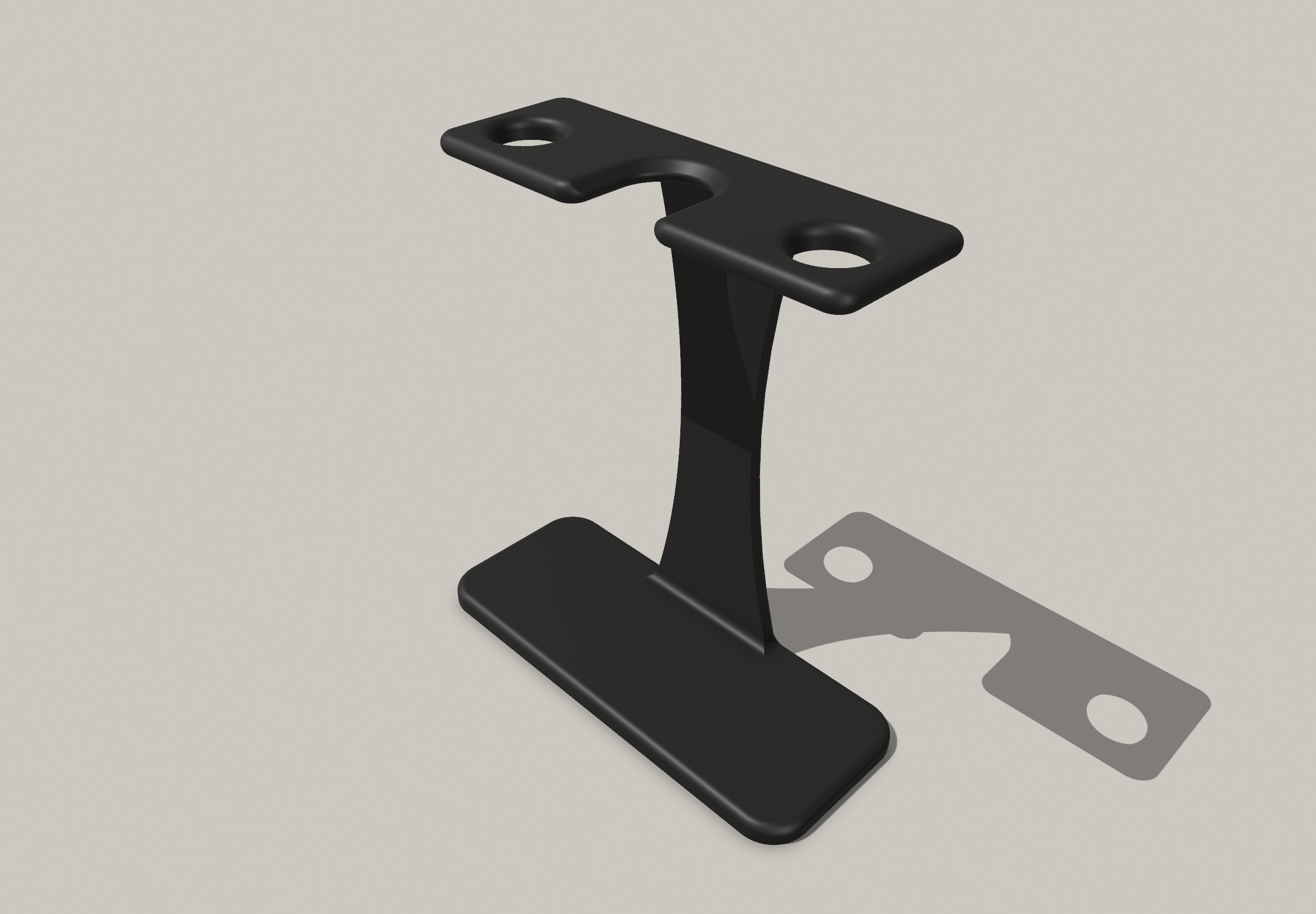 Shaving Stand - 2 razors 1 brush