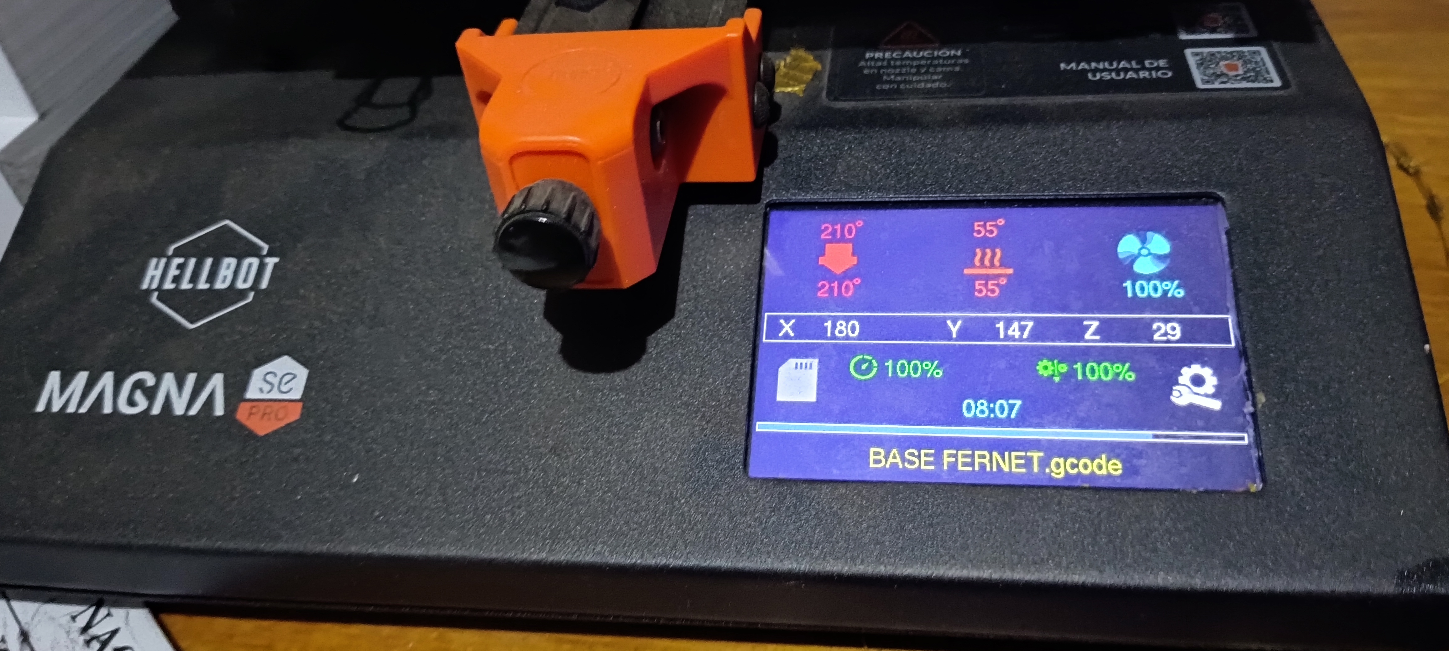 Firmware Magna SE Pro - Version 2- Marlin Mode Español