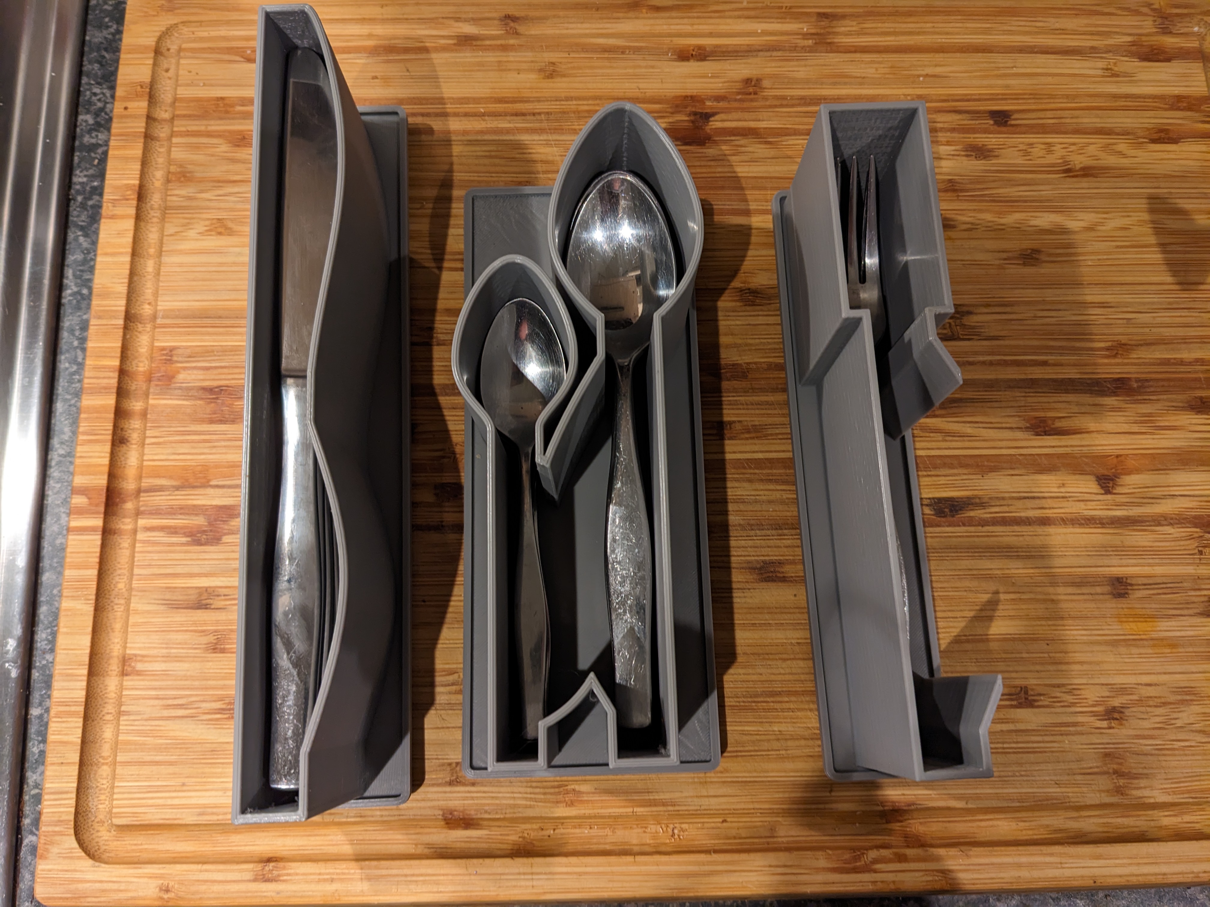 STL file Malposta /family edition/ cutlery drainer・3D print