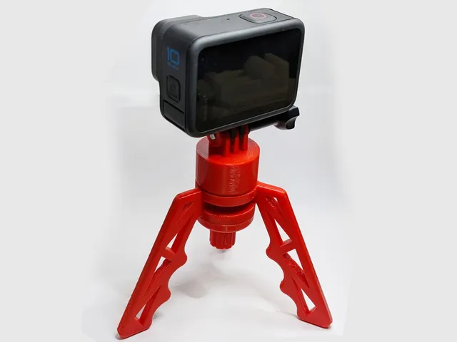 Folding Tripod with Threaded Gopro Mount