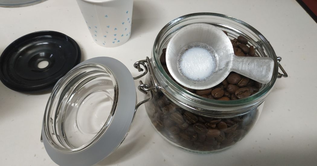 Mini Coffee Bean Scoop / 미니 원두커피 스쿱 by Dohwan Download free STL model