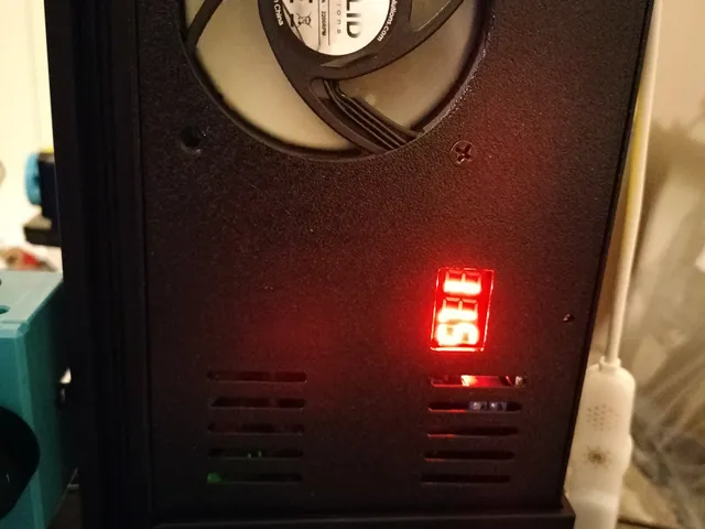 SV06 PSU Sideplate 70mm Fan