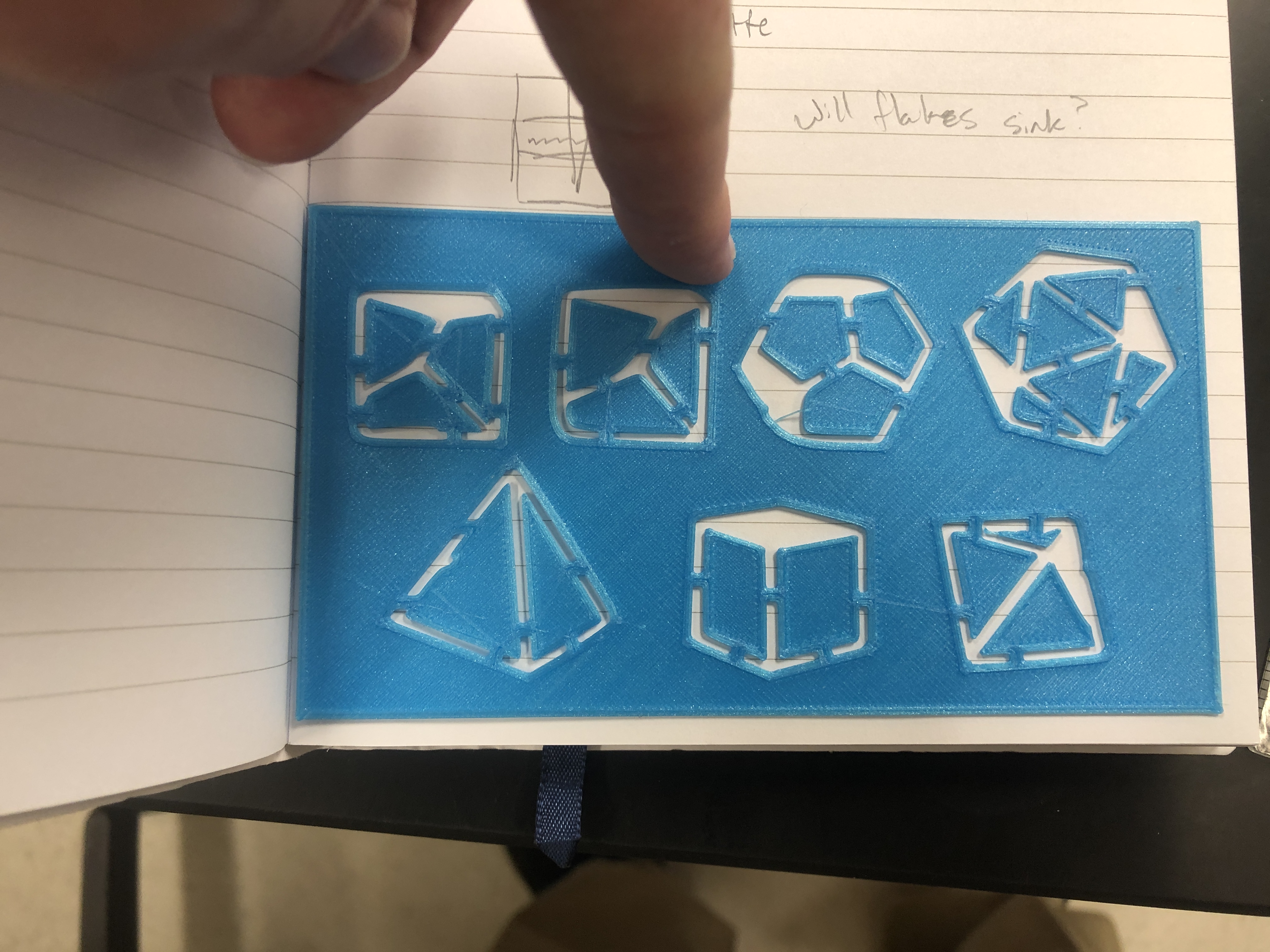 Miniatura 3 do modelo 3D D&D Dice Stencil