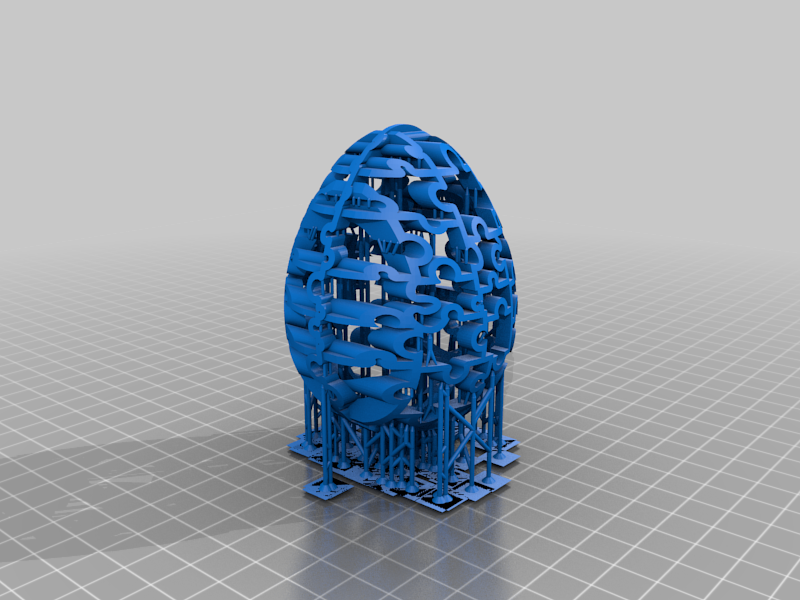 Miniatura 13 do modelo 3D Resin Easter Egg Collection 2