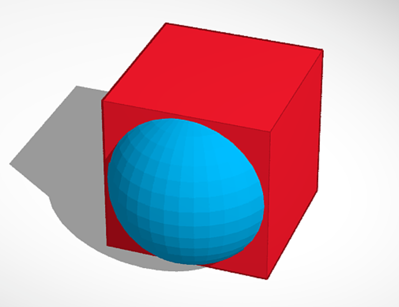 its a square with a circle comin out