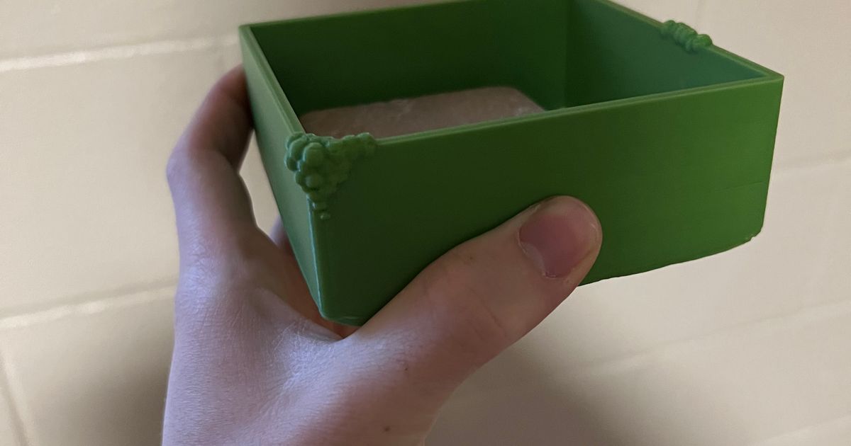 Bar Soap Holder by The Maxsmith Download free STL model