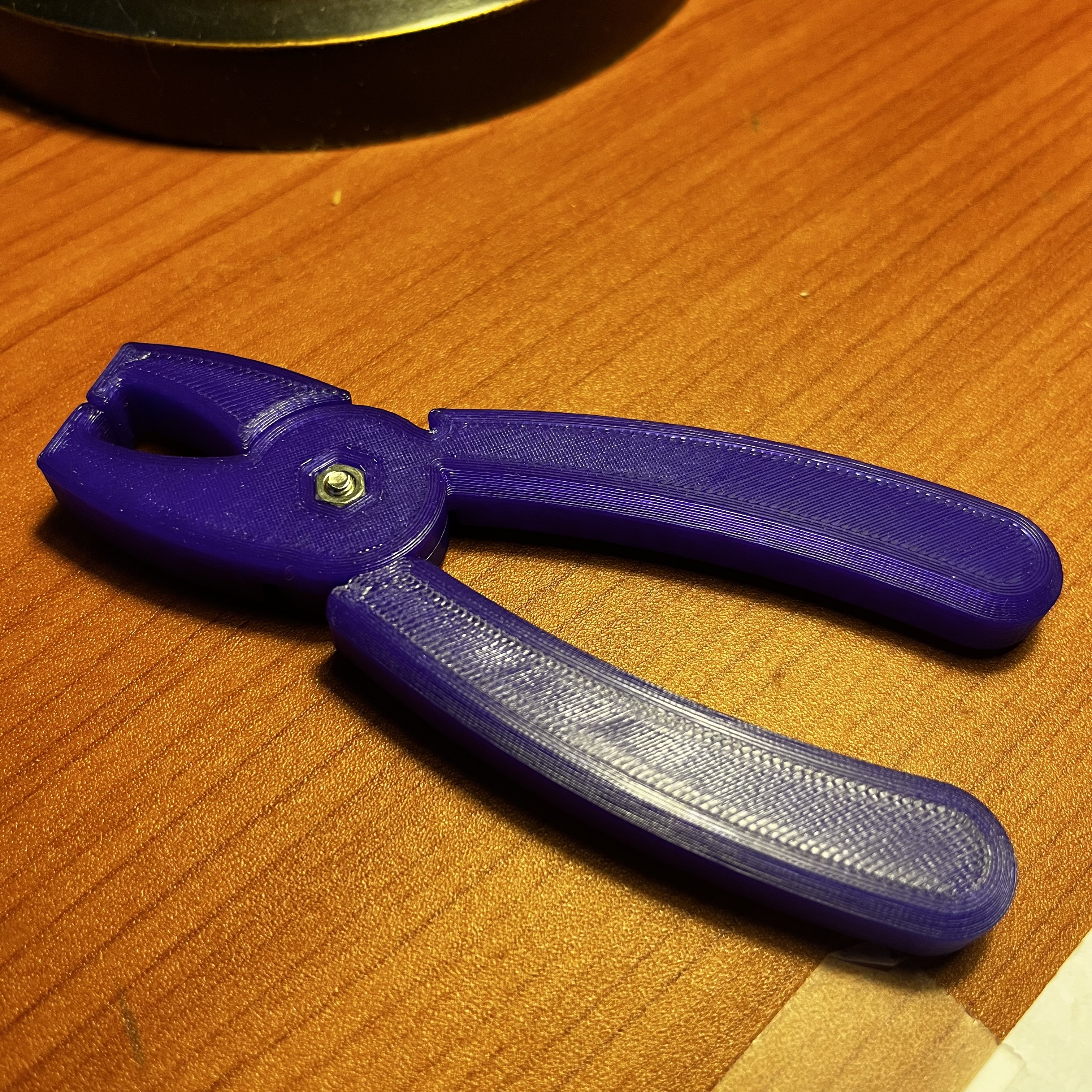 jst connector pliers - no glue, snap in hex nut 3D model thumbnail