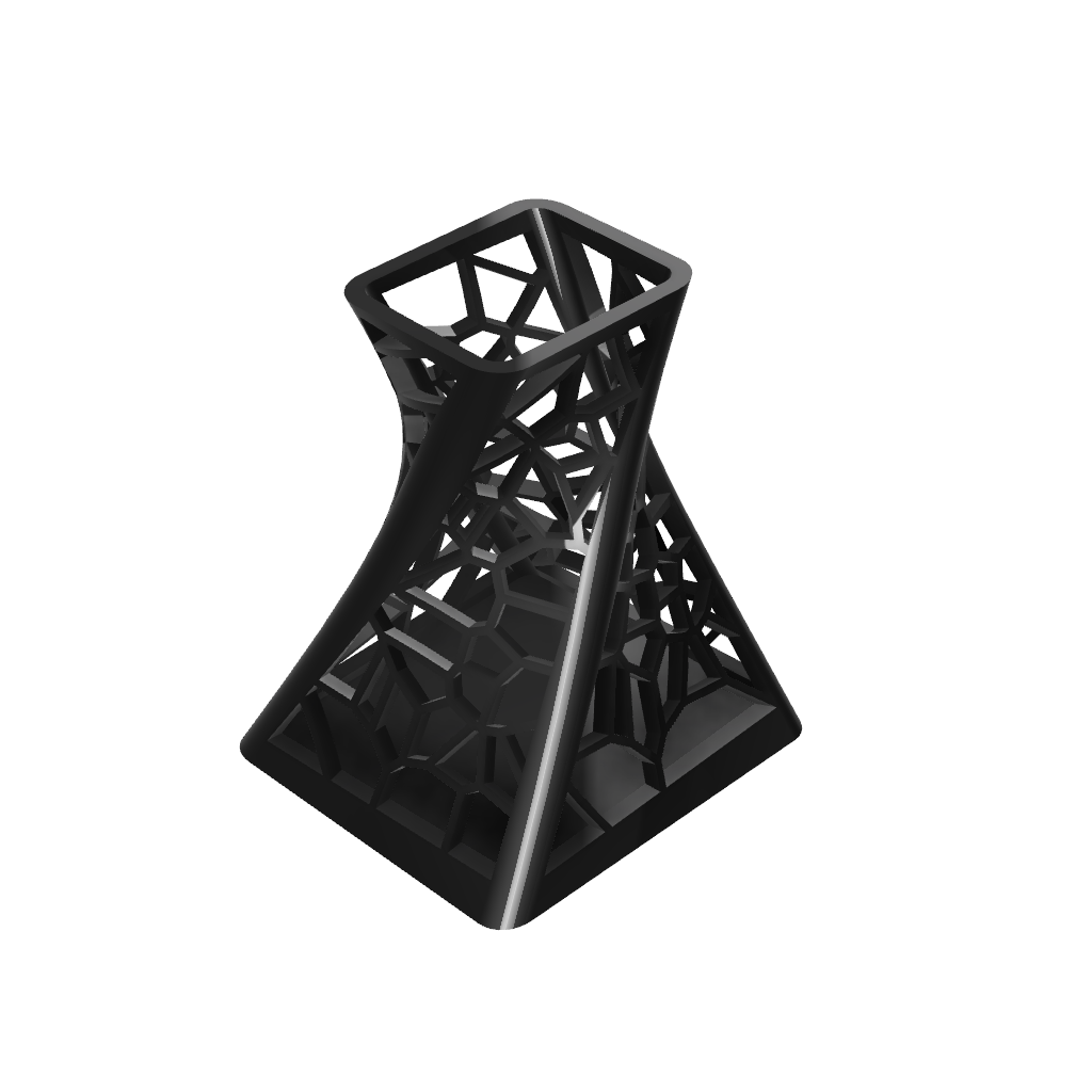 Rectangle-topped Vase
