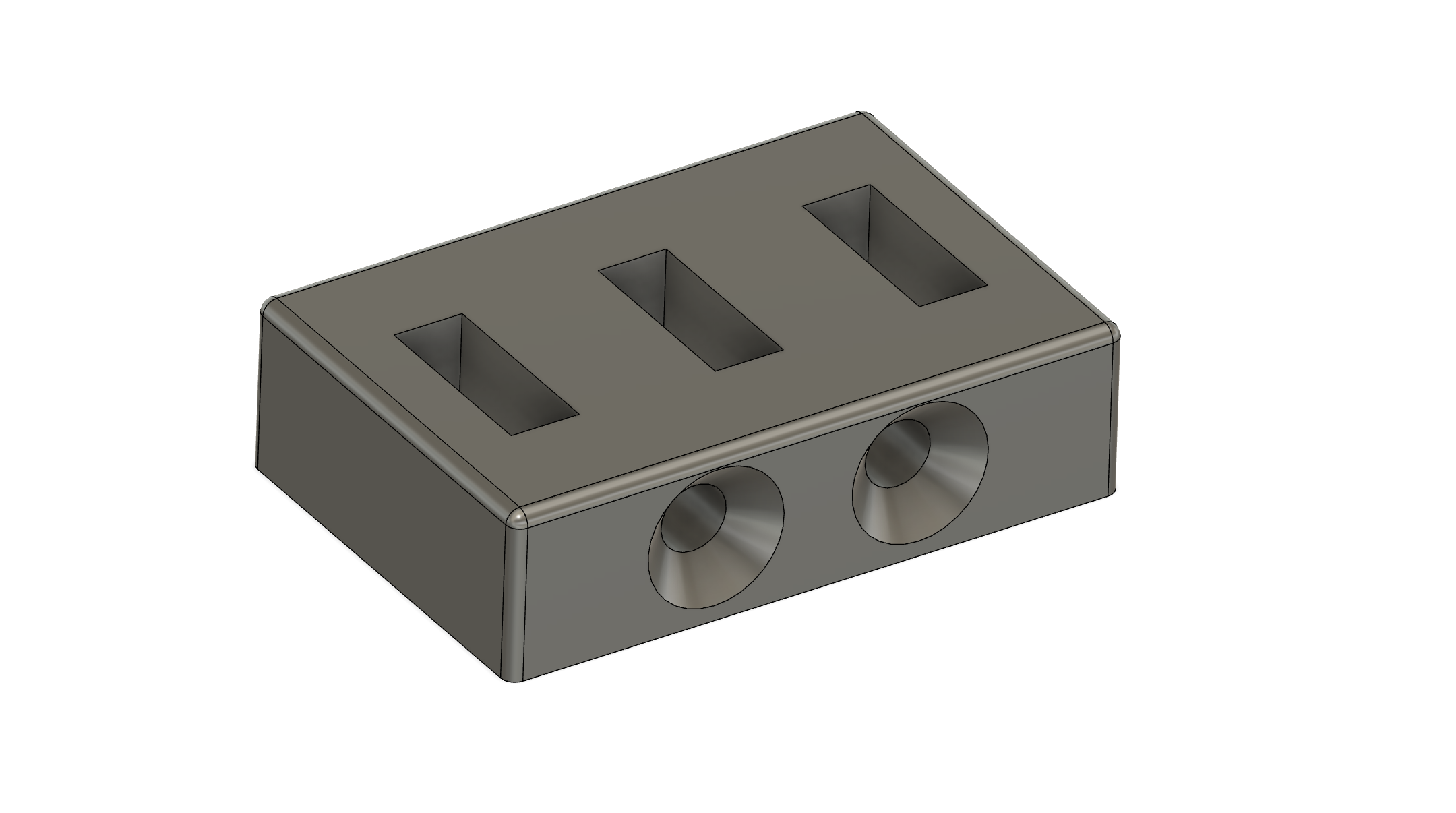 USB Wallmount (USB - Halter) by JH3D | Download free STL model ...