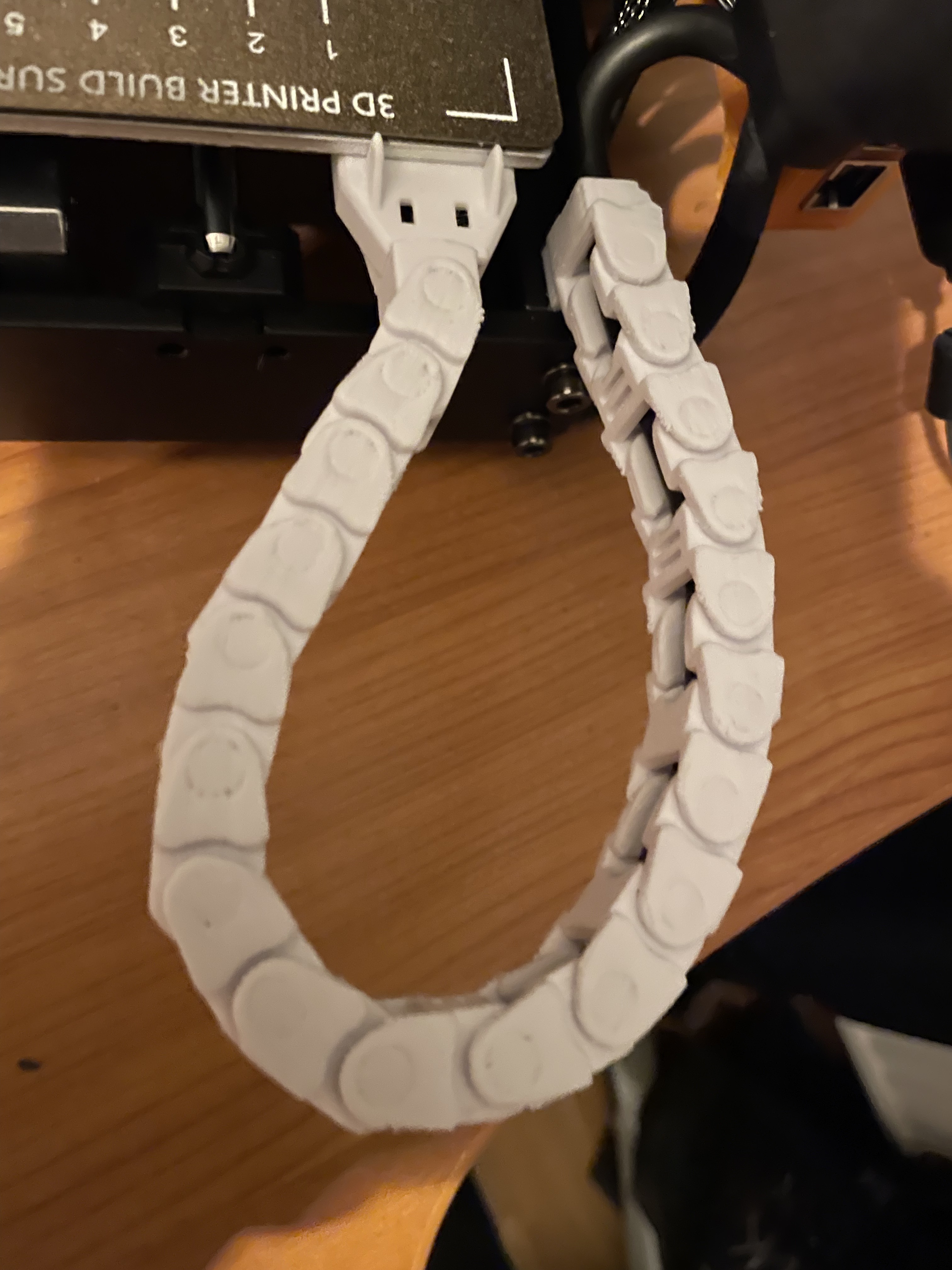 Sovol SV06 Heat bed cable chain - NEW narrow+minimal version