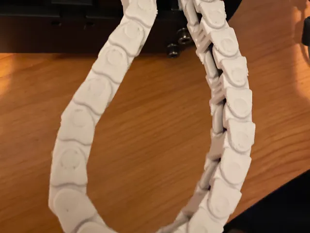 Sovol SV06 Heat bed cable chain - NEW narrow+minimal version