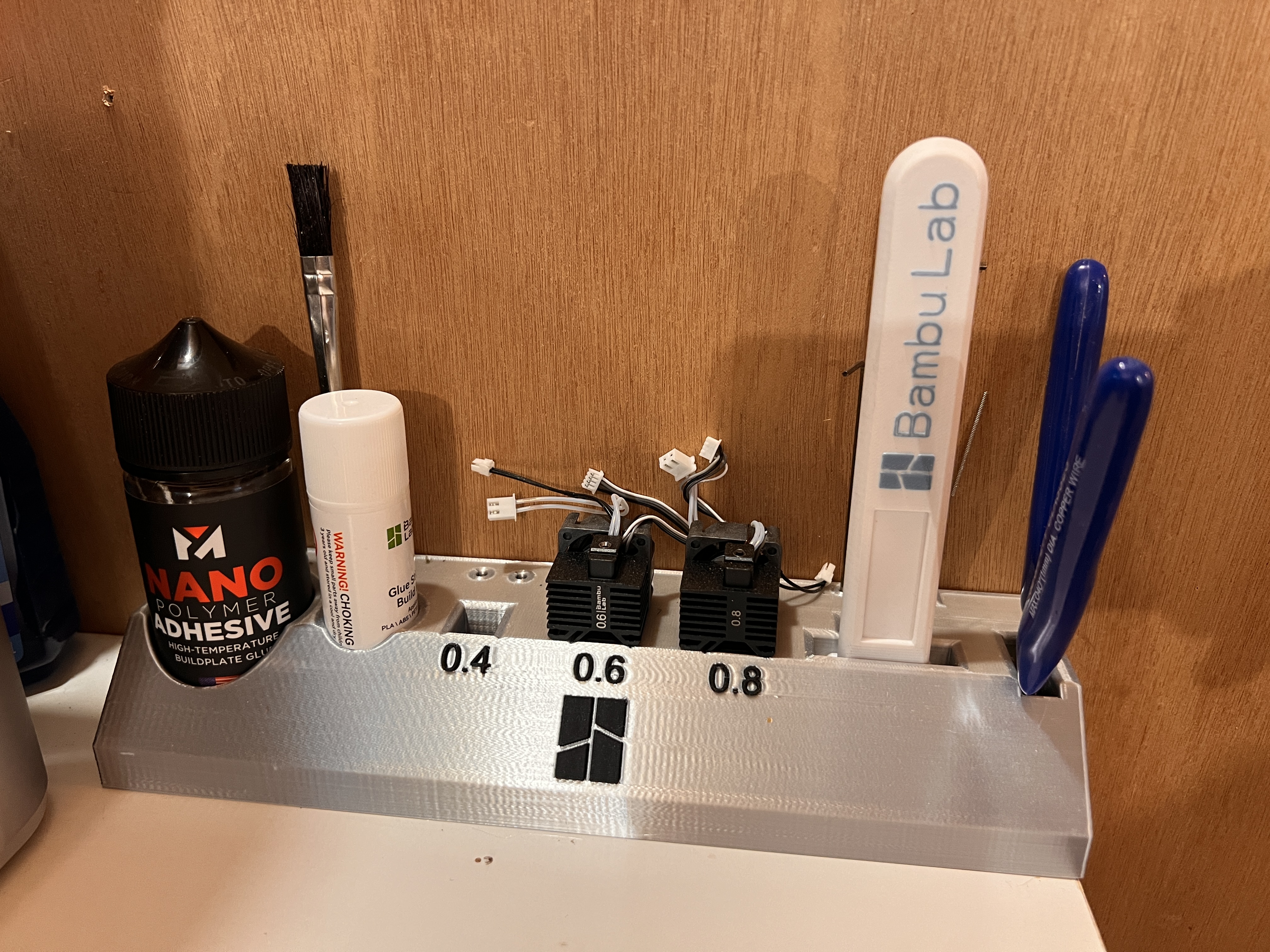 Bambu Lab Accessories Caddy - Editable