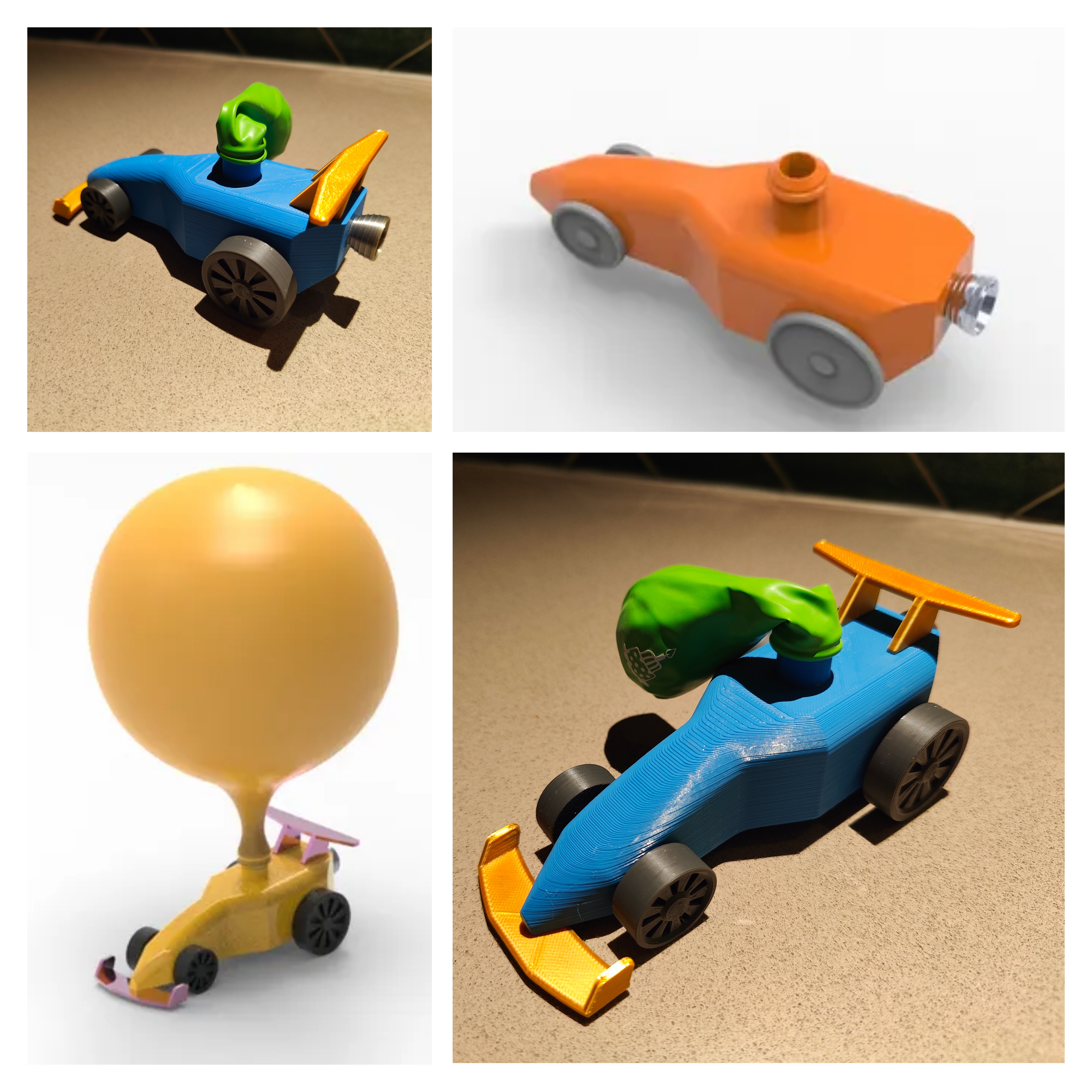 Balloon powered car (update)
