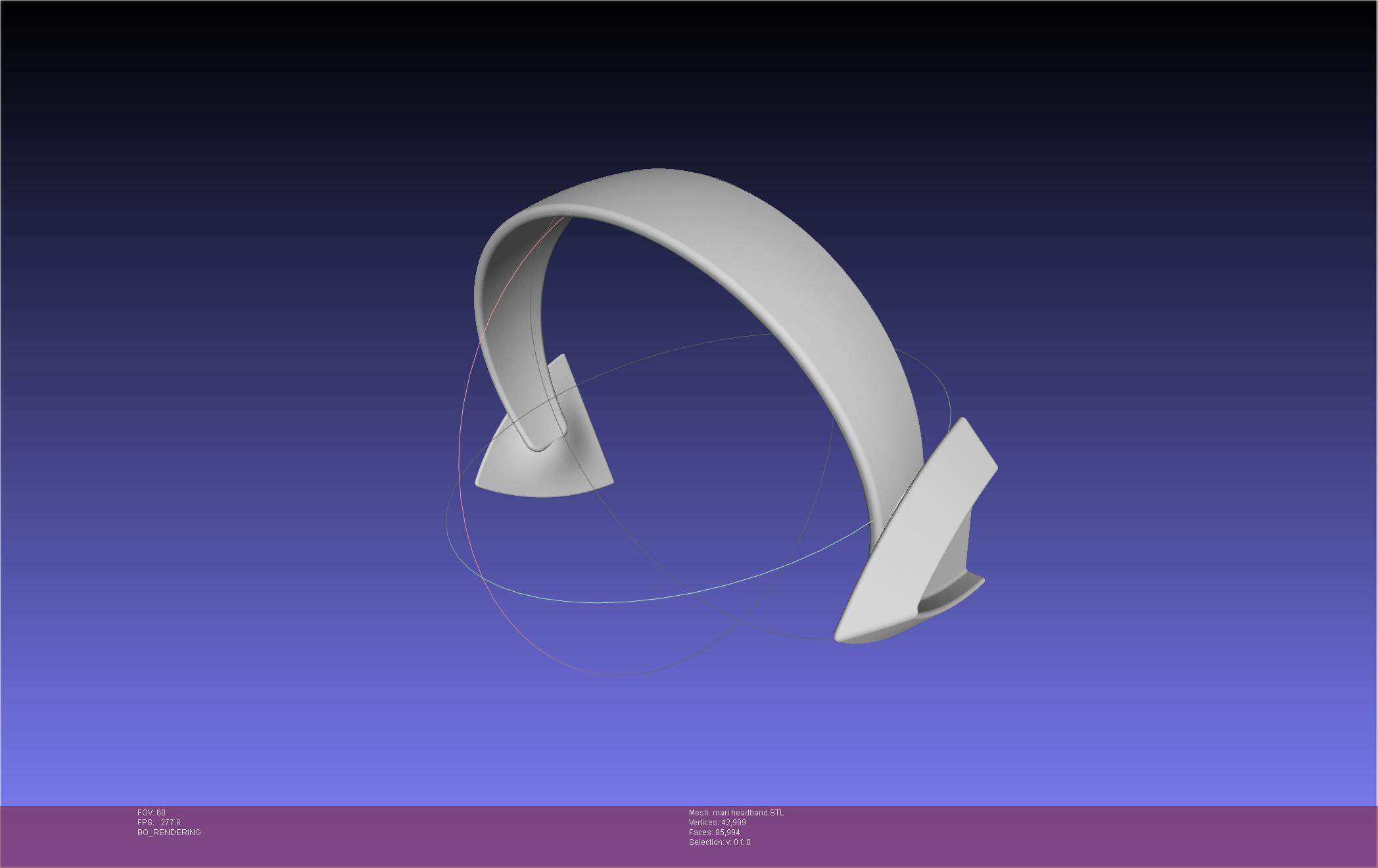 Evangelion Rebuild Mari Headband Printable Model