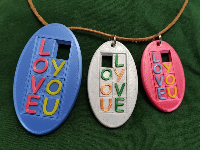 "Love You" Sliding Puzzle (Valentine's Day Gift)