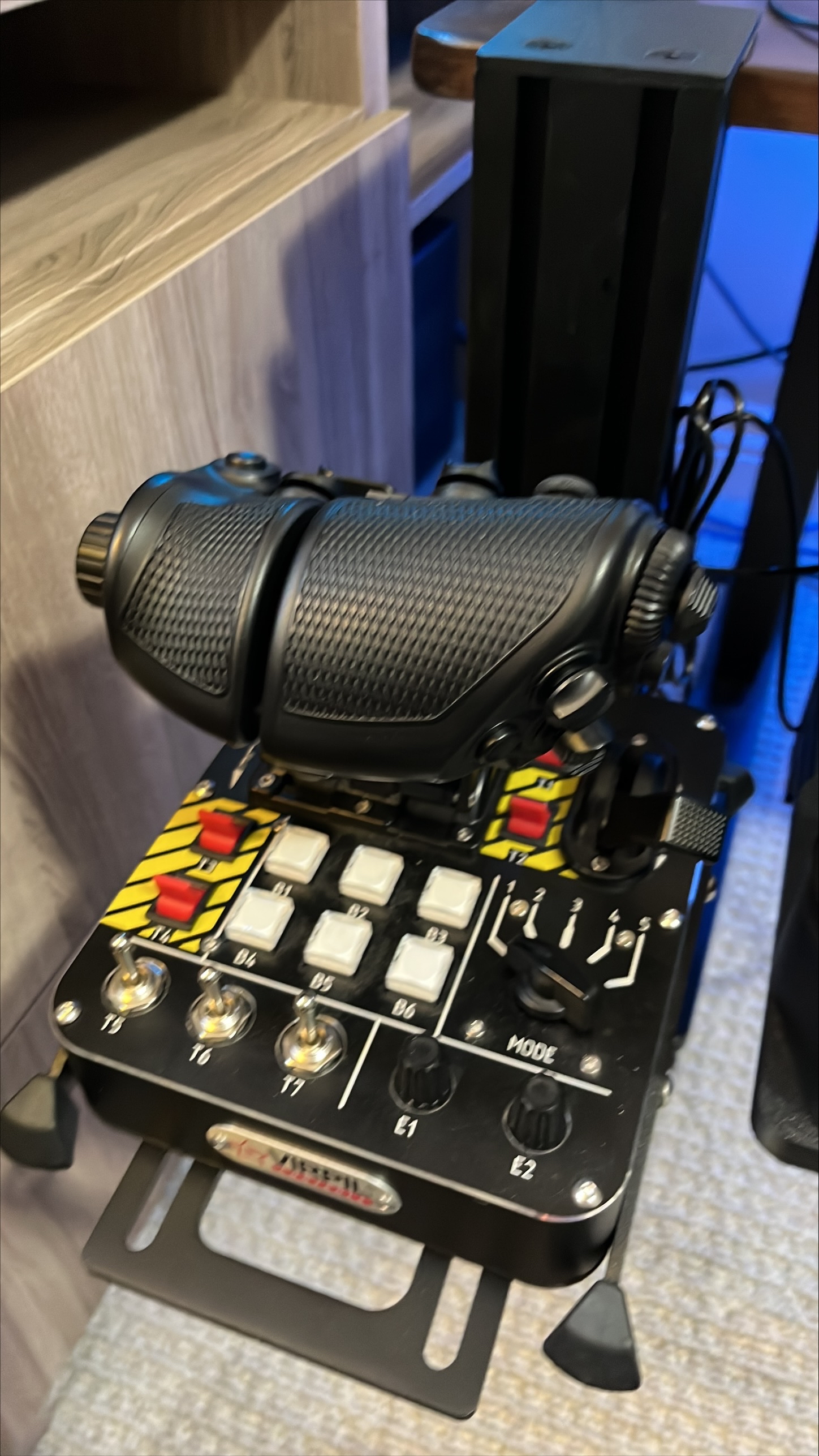 Virpil CM3 Throttle MEZA Desk Clamp Mount by CrosswindJones | Download