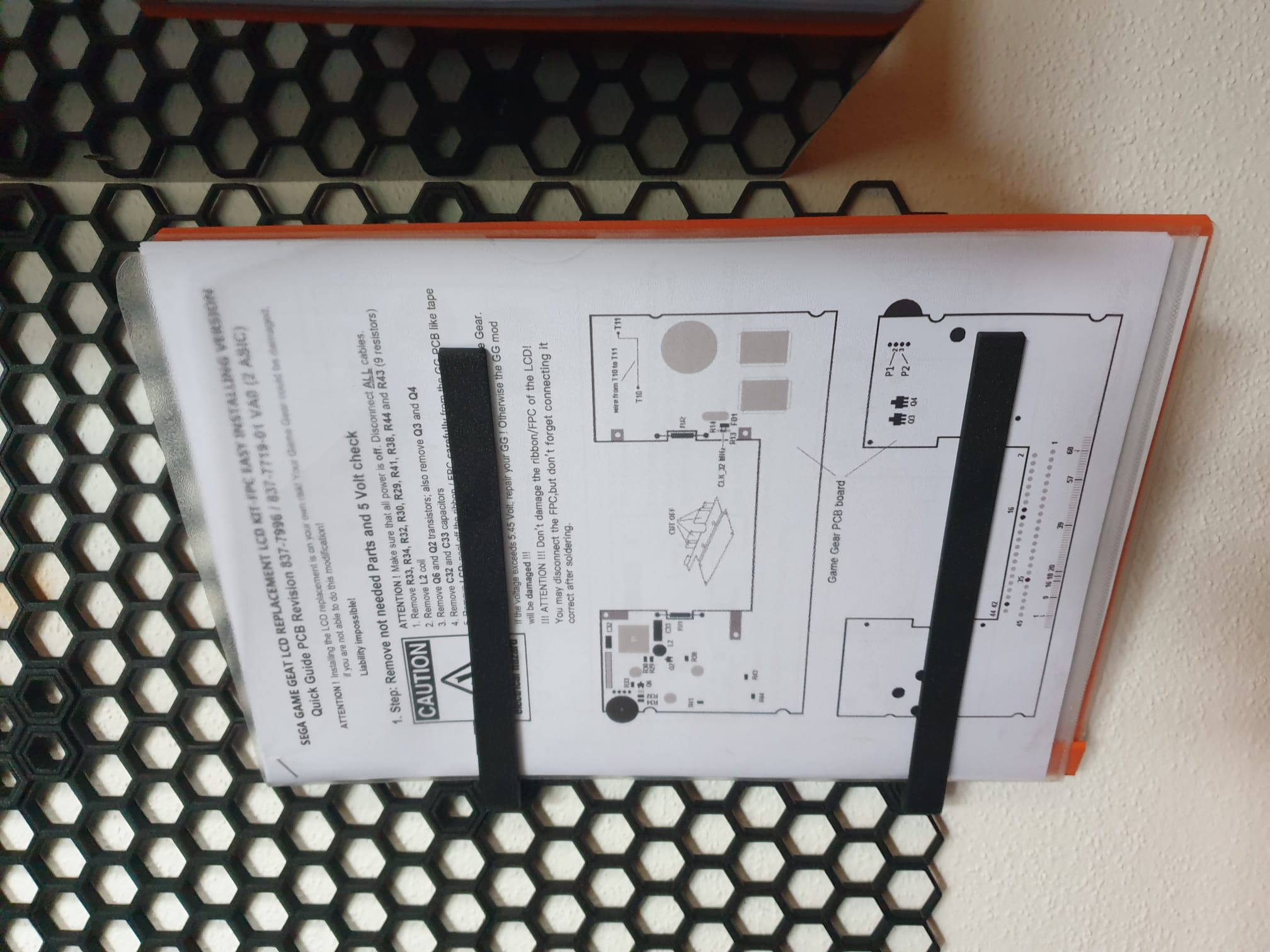 HSW | Sheet holder | Honeycomb storage wall