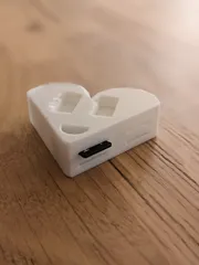 Sd card and nozzle holder heart