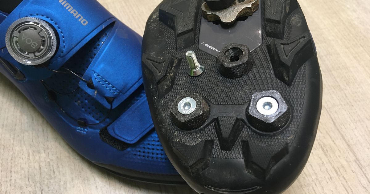 MTB shoe toe spikes by Ivan Urbánek Download free STL model