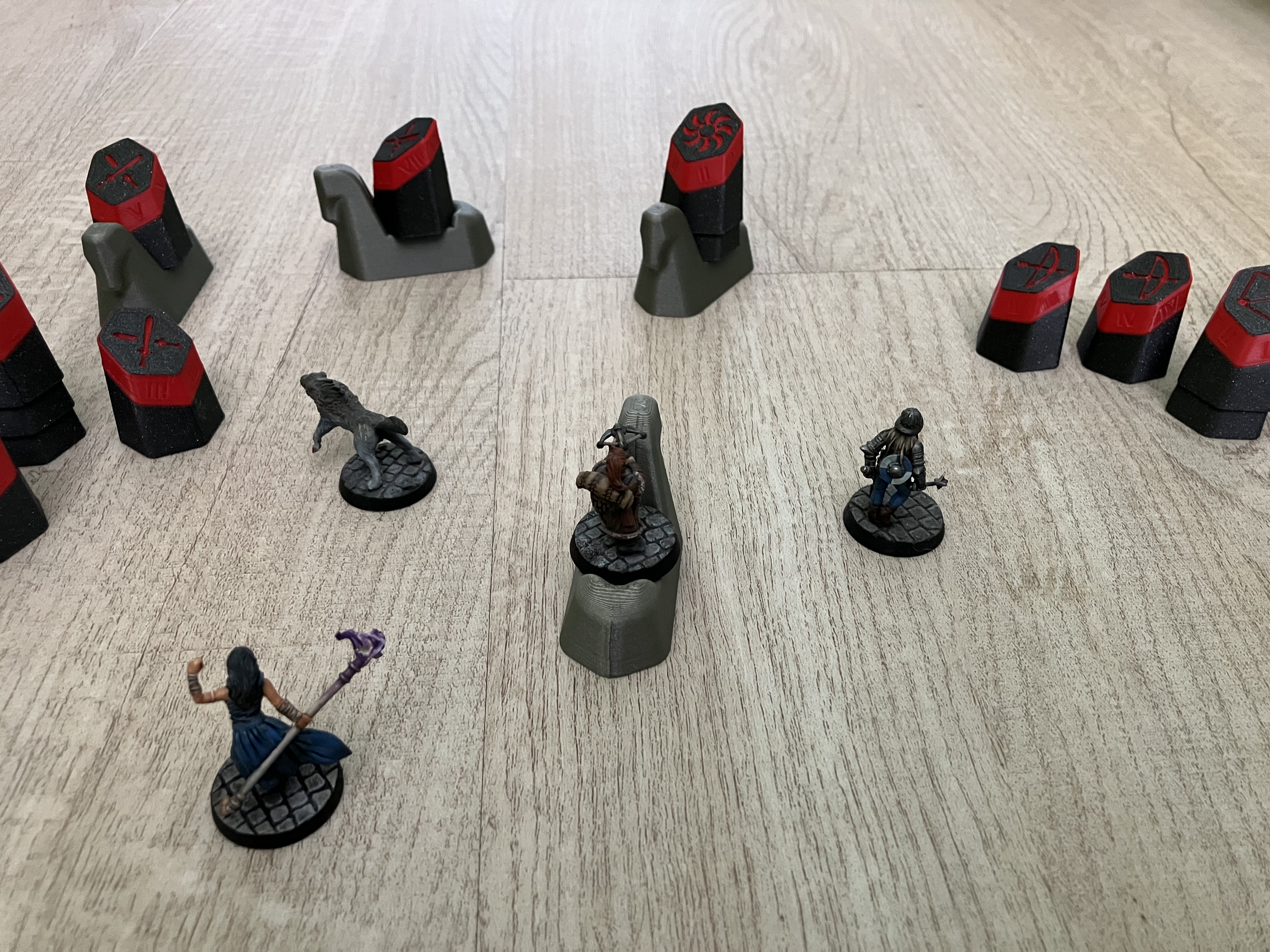 Tabletop RPG proxy minis